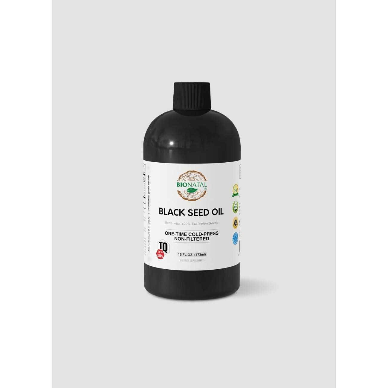 BioNatal Ethiopian Black Seed Oil 16oz - Healthber