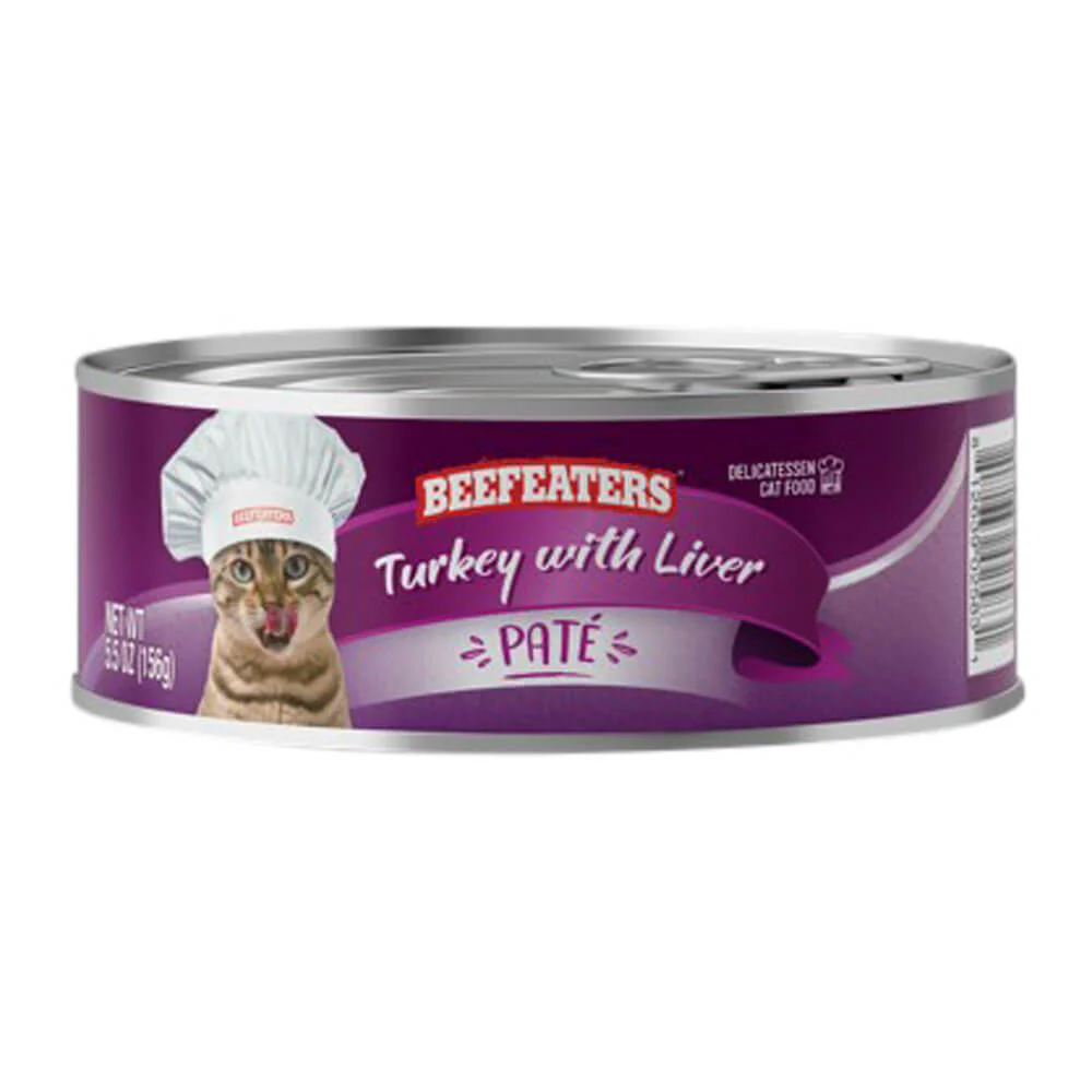Beefeaters Pate Wet Cat Food, Case of 24 - Healthber