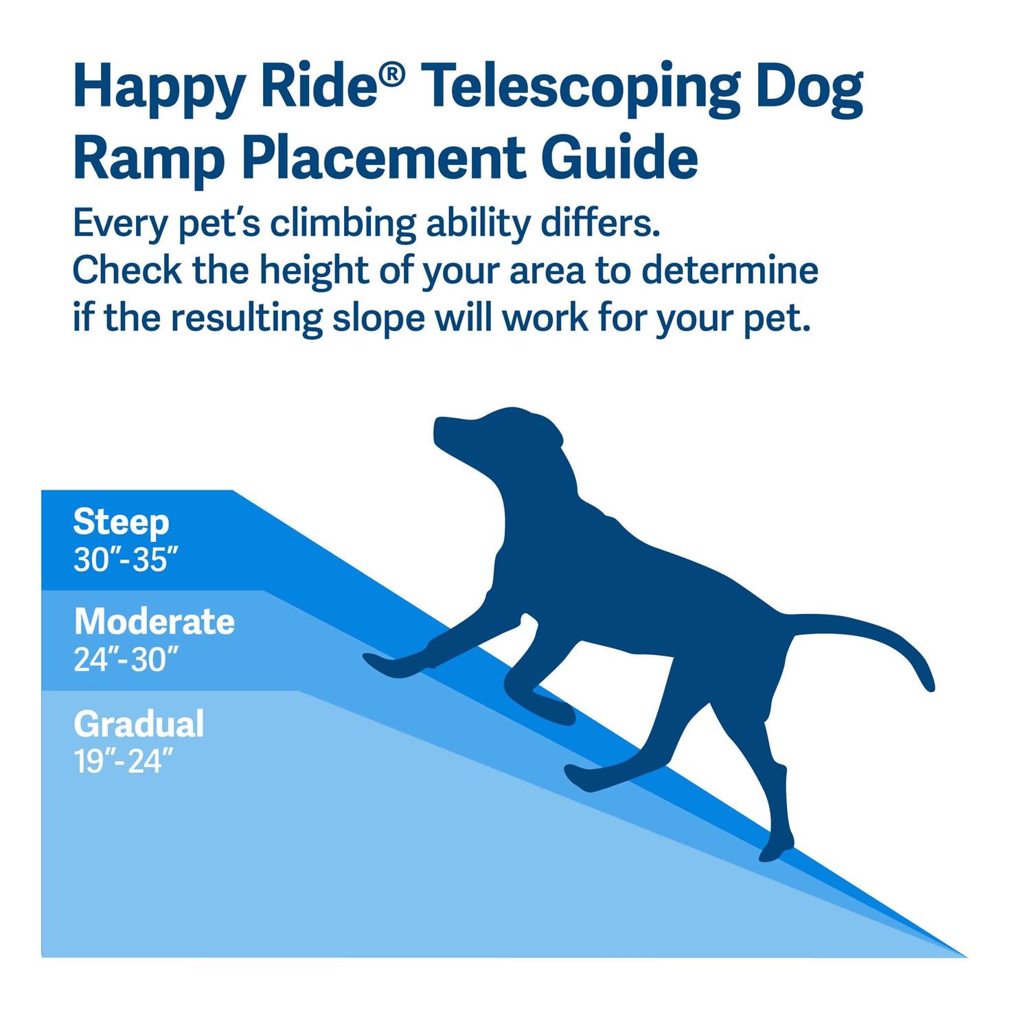 PetSafe Deluxe Telescoping Pet Ramp - Healthber