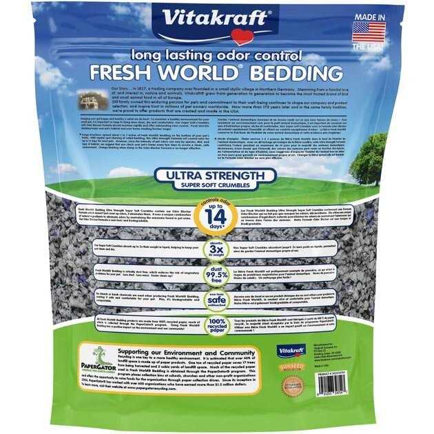 Vitakraft Fresh World Bedding for Small Animals Ultra Strength - Healthber