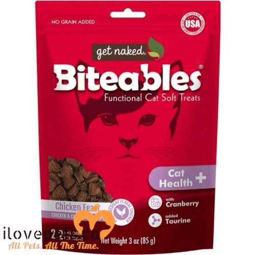 Get Naked Health Biteables Soft Cat Treats Flavor - Healthber