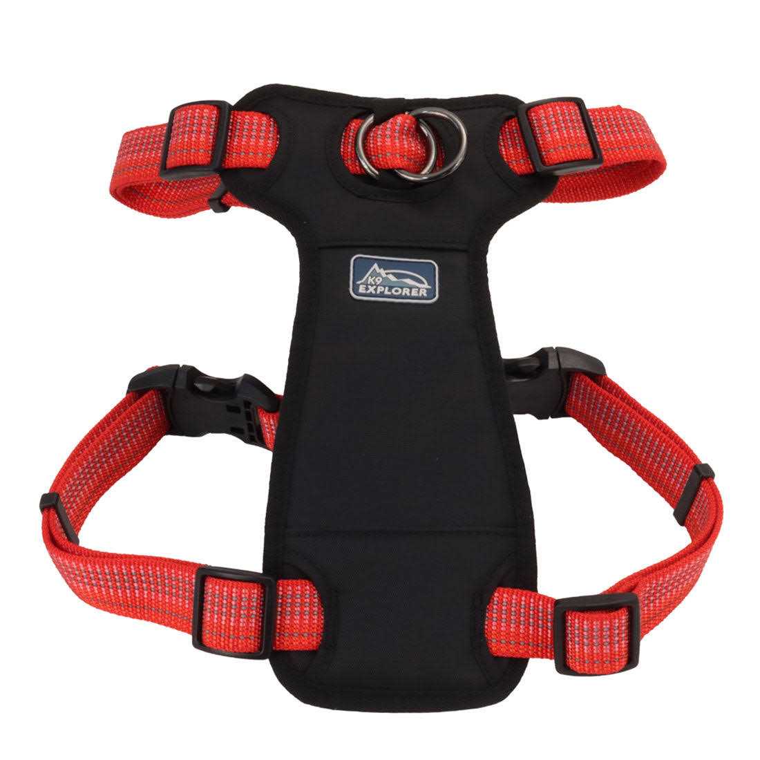K9 Explorer Brights Reflective Front-Connect Harness - Healthber