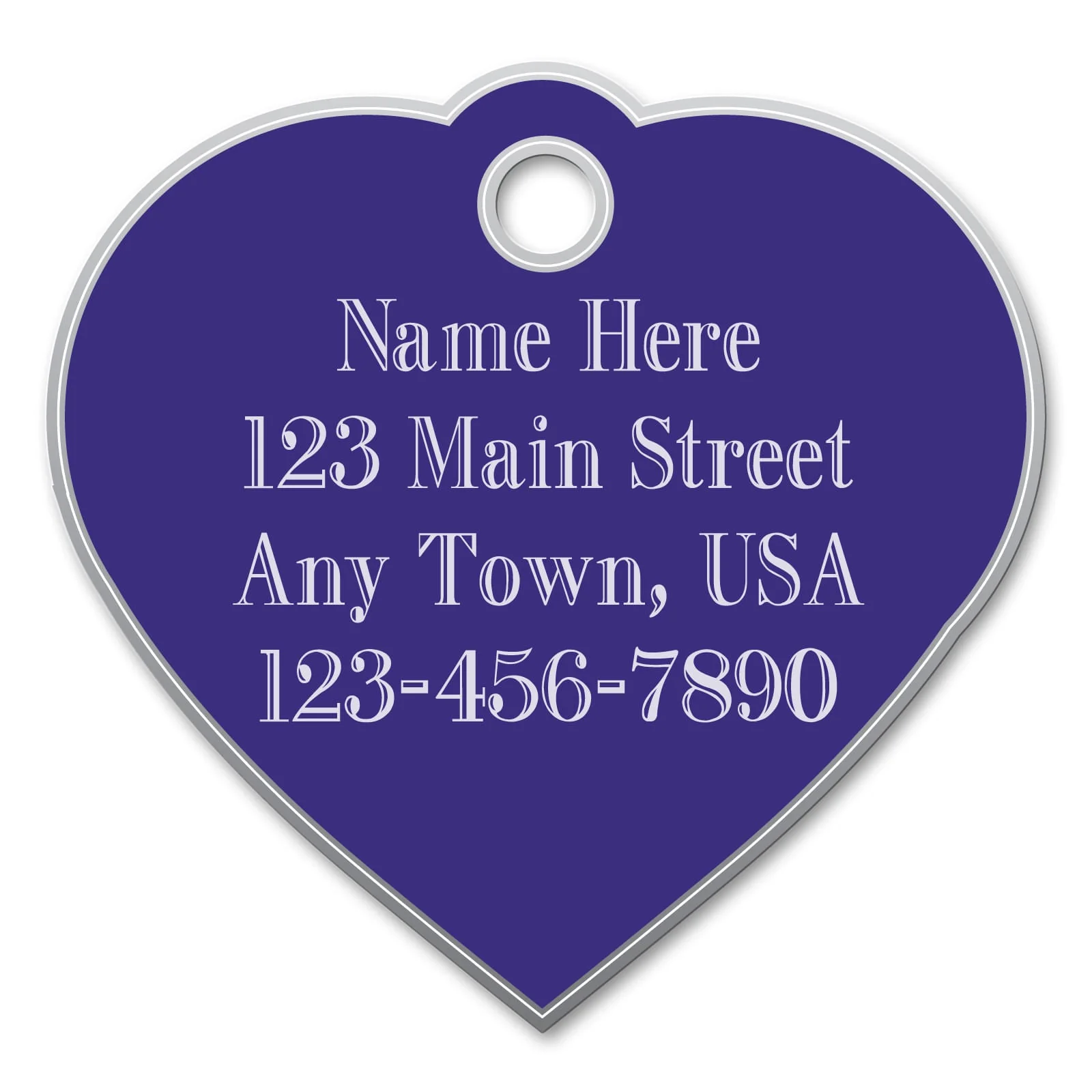 Small Heart Shaped Custom Personalized Dog Tags - Healthber