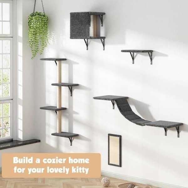 Coziwow Wall Mounted Shelves Set Cat Tree - Healthber