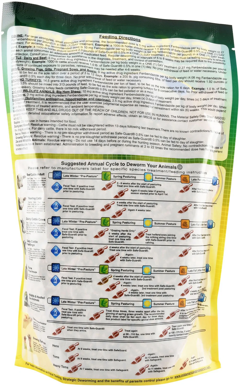 Safe-Guard Multi-Species Dewormer, Pellets - Healthber