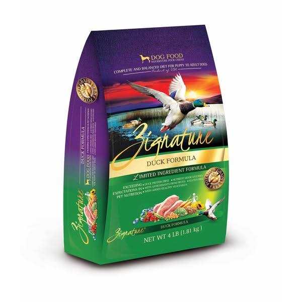 Zignature Duck Dry Dog Food Limited Ingredient Formula - Healthber