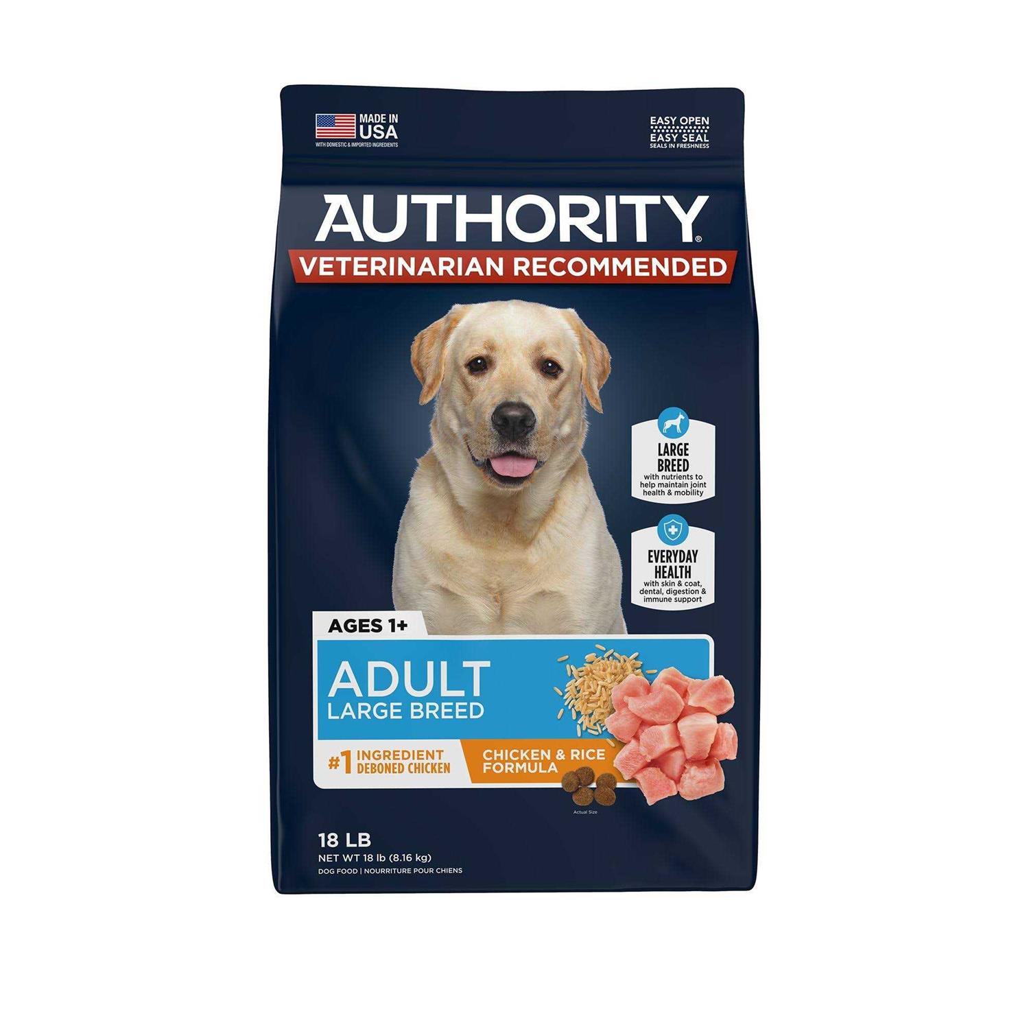 Authority Everyday Health Large Breed Adult Dry Dog Food - Healthber