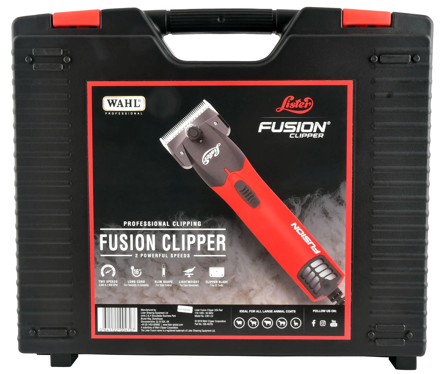 Wahl Red Fusion Clipper - Healthber