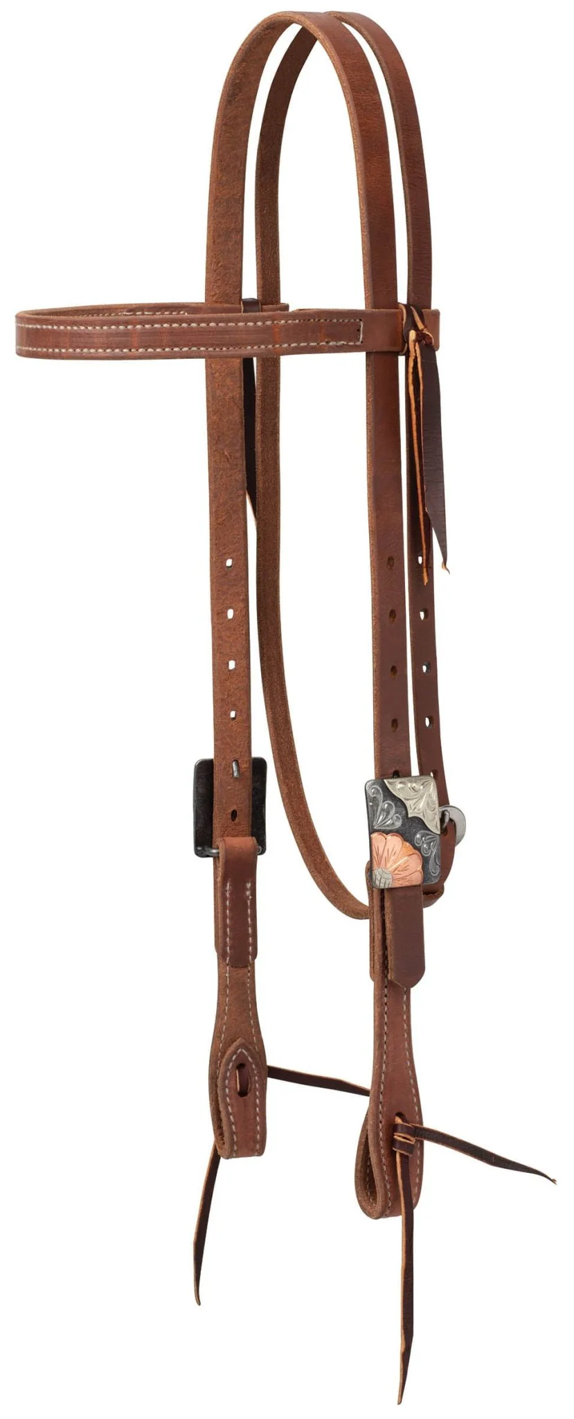 Weaver ProTack Copper Flower Browband Headstall - Healthber