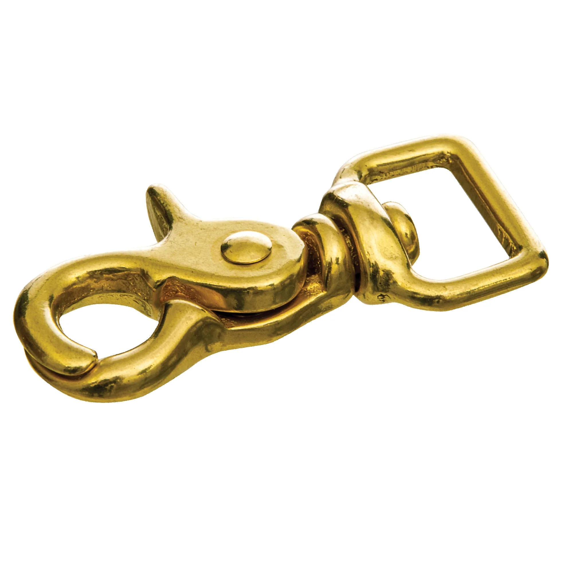 Brass Trigger Snap with Square Swivel Eye - Healthber