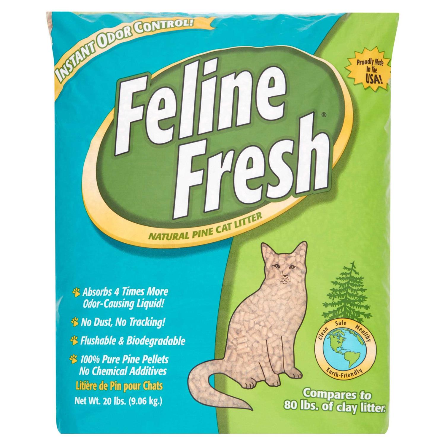 Feline Fresh Natural Pine Cat Litter - Healthber