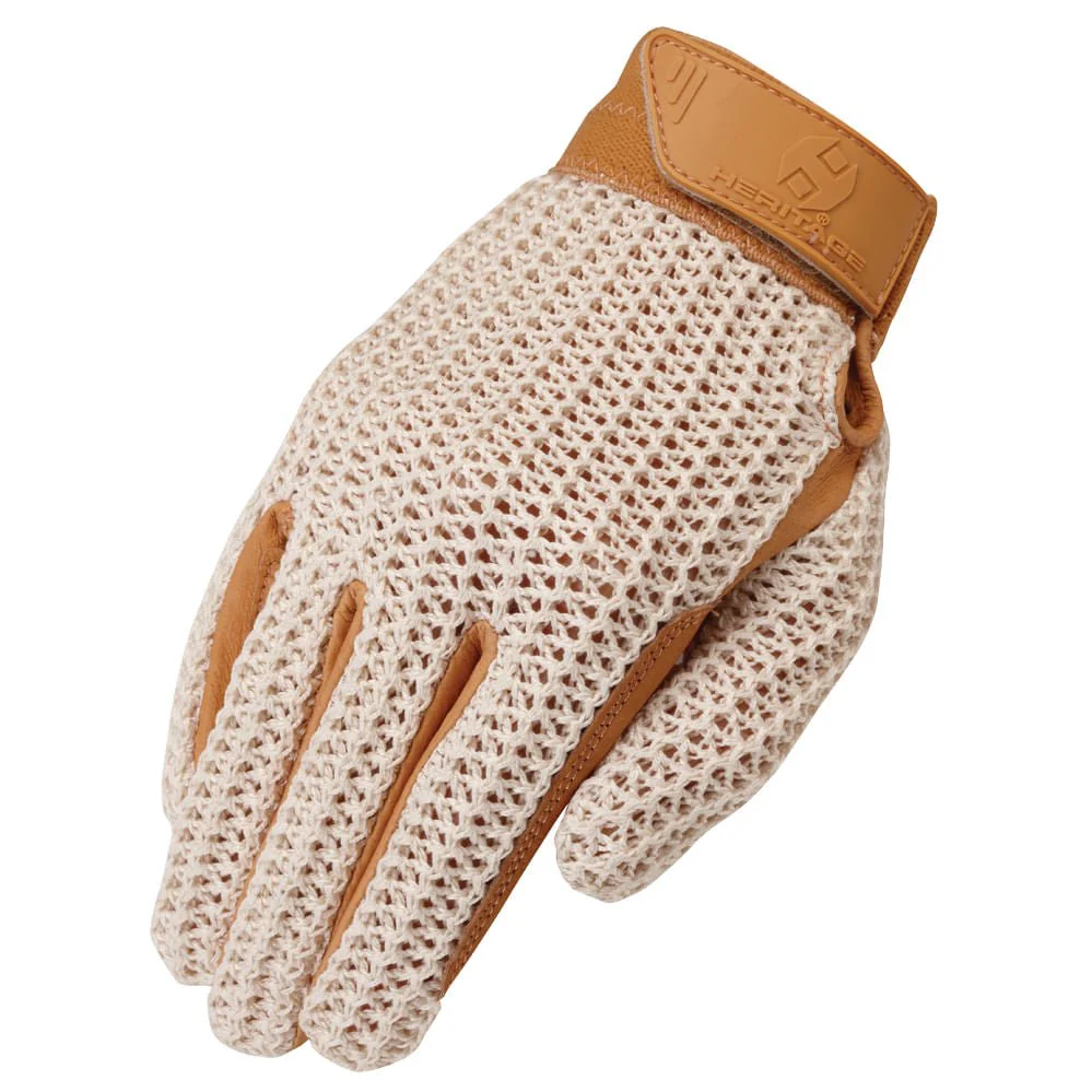 Crochet Riding Gloves, Adult - Healthber