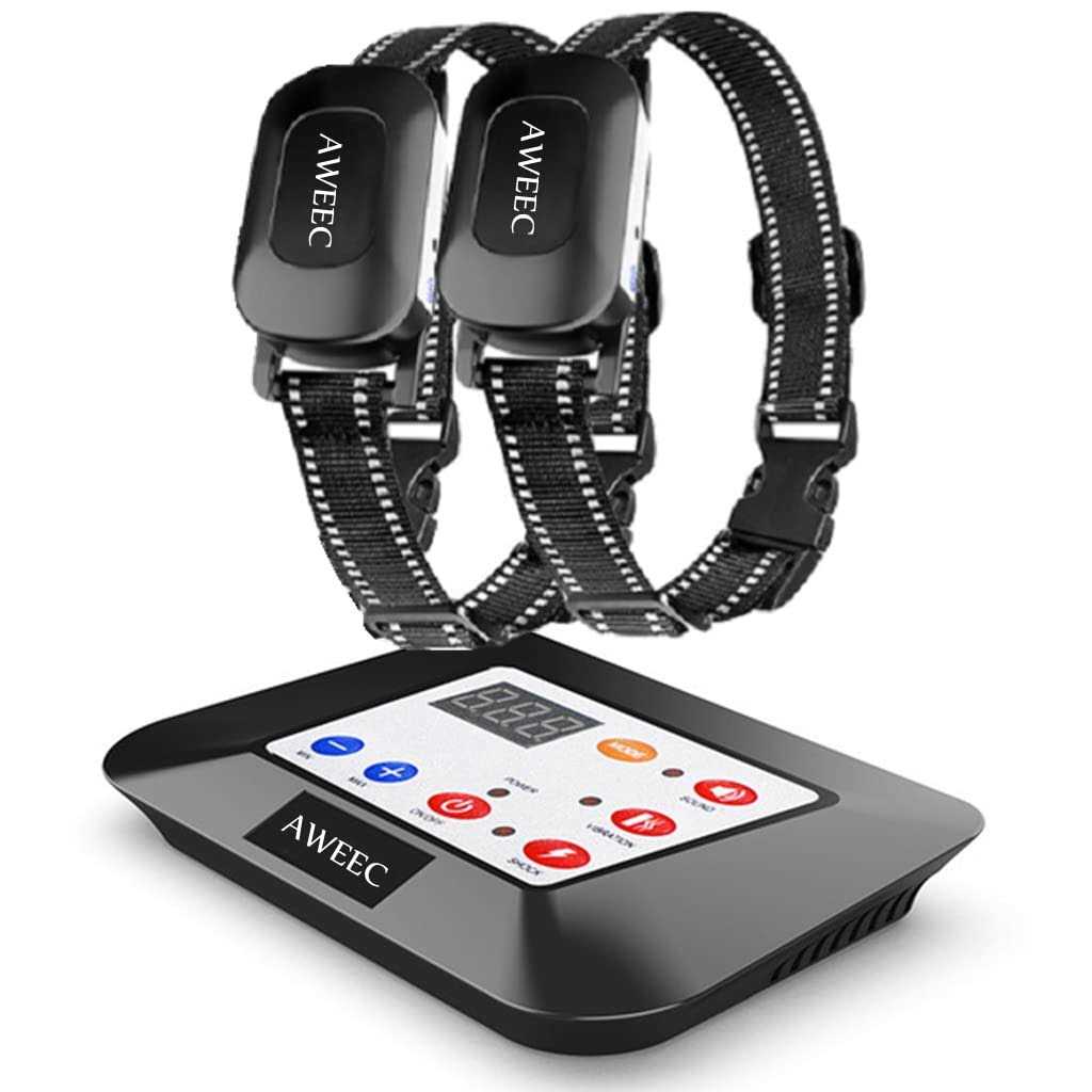 Aweec Wireless Dog Fence System 2023 Electric Fence for Dog & Training Collar with Remote - Healthber