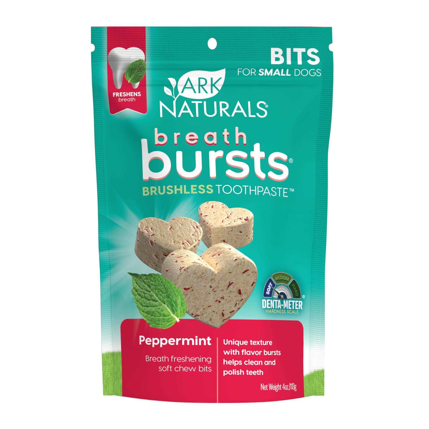 Ark Naturals Breath Bursts Bits Dental Dog Treats - Healthber