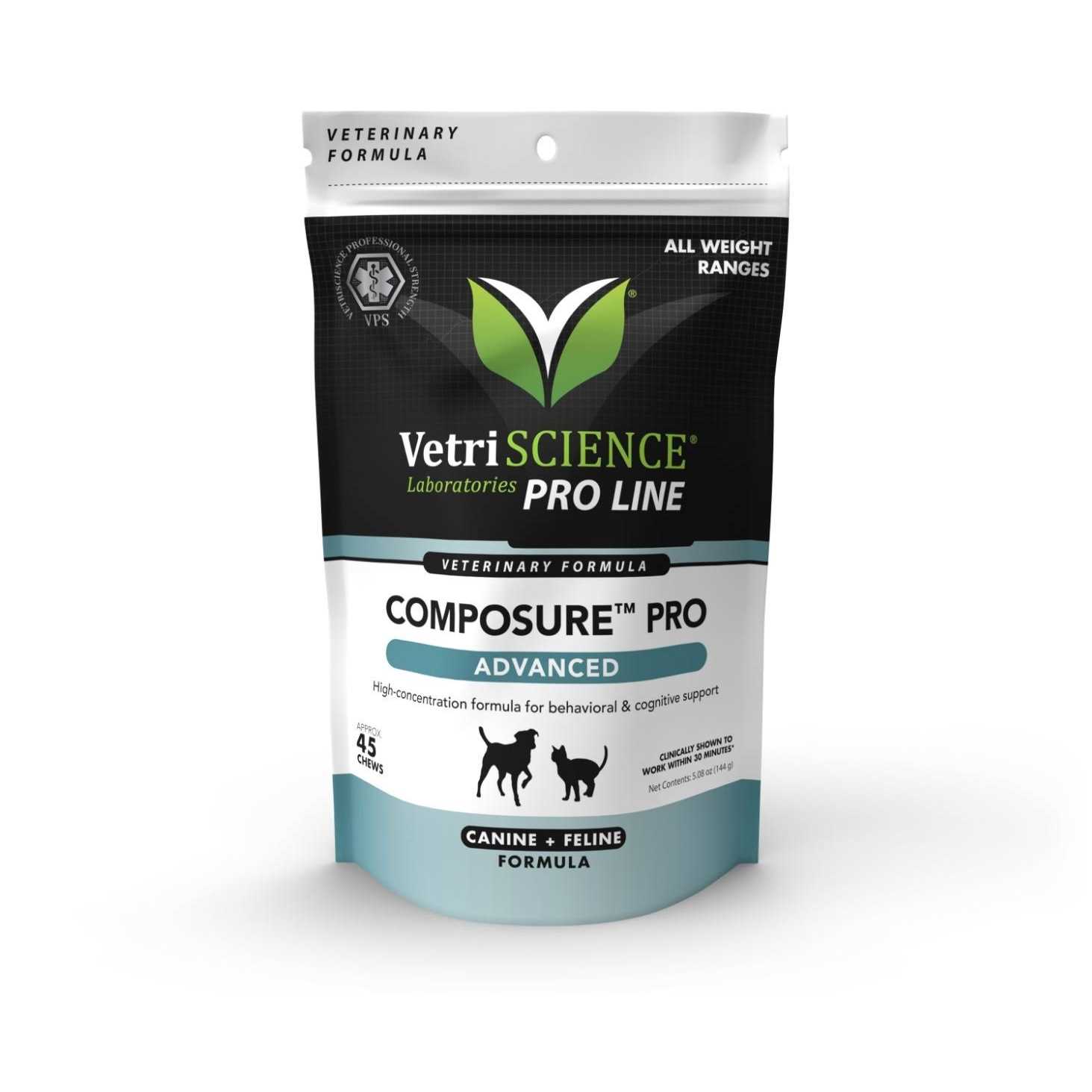 Composure Pro Advanced Calming Supplement for Dogs & Cats - Healthber