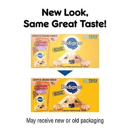 Pedigree Chopped Ground Dinner Wet Dog Food Variety Pack - Healthber