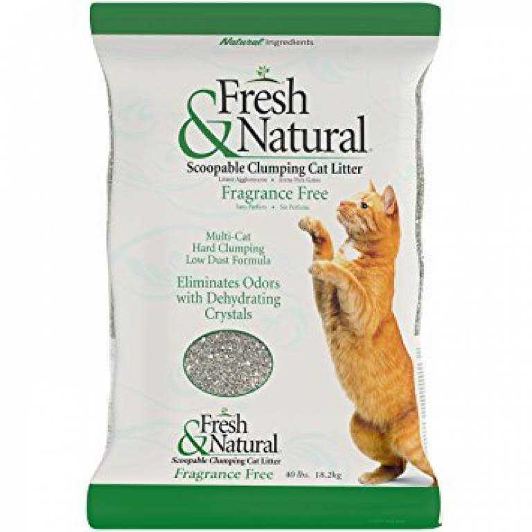 Fresh & Natural Fragrance Scoopable Clay Cat Litter - Healthber