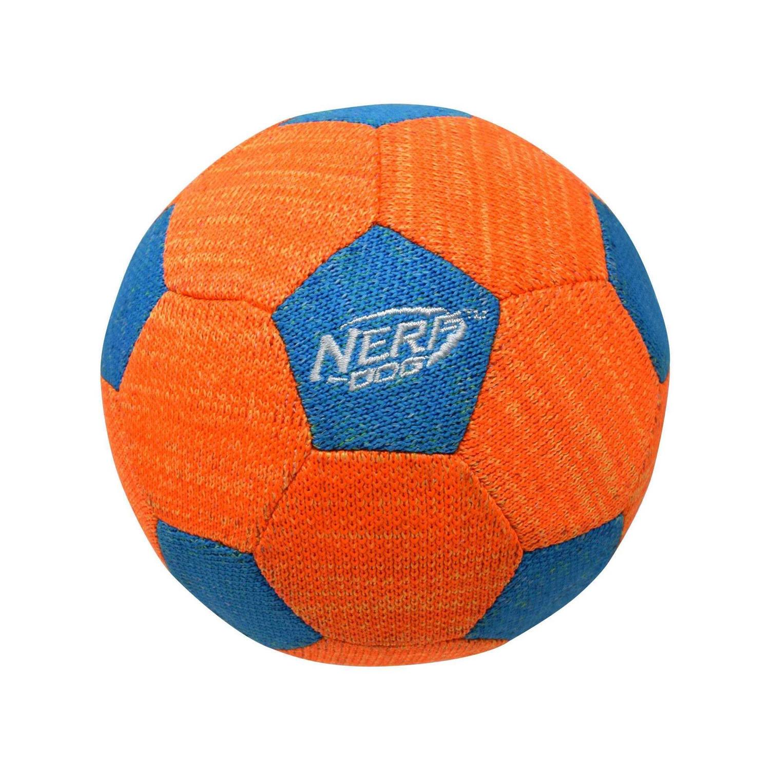 Nerf X-Weave Soccer Squeak Ball Dog Toy - Healthber