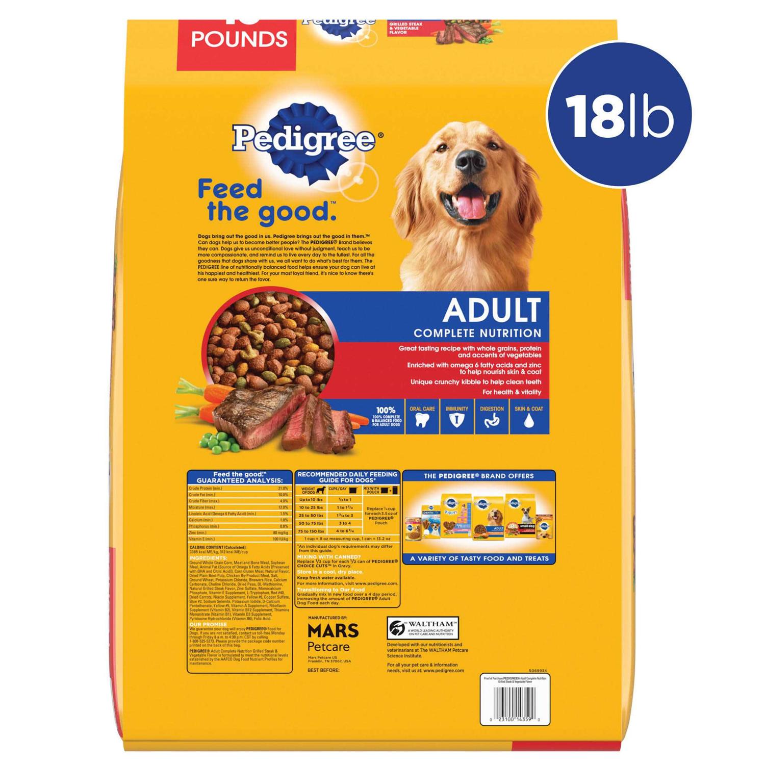 Pedigree Complete Nutrition Adult Dry Dog Food - Healthber