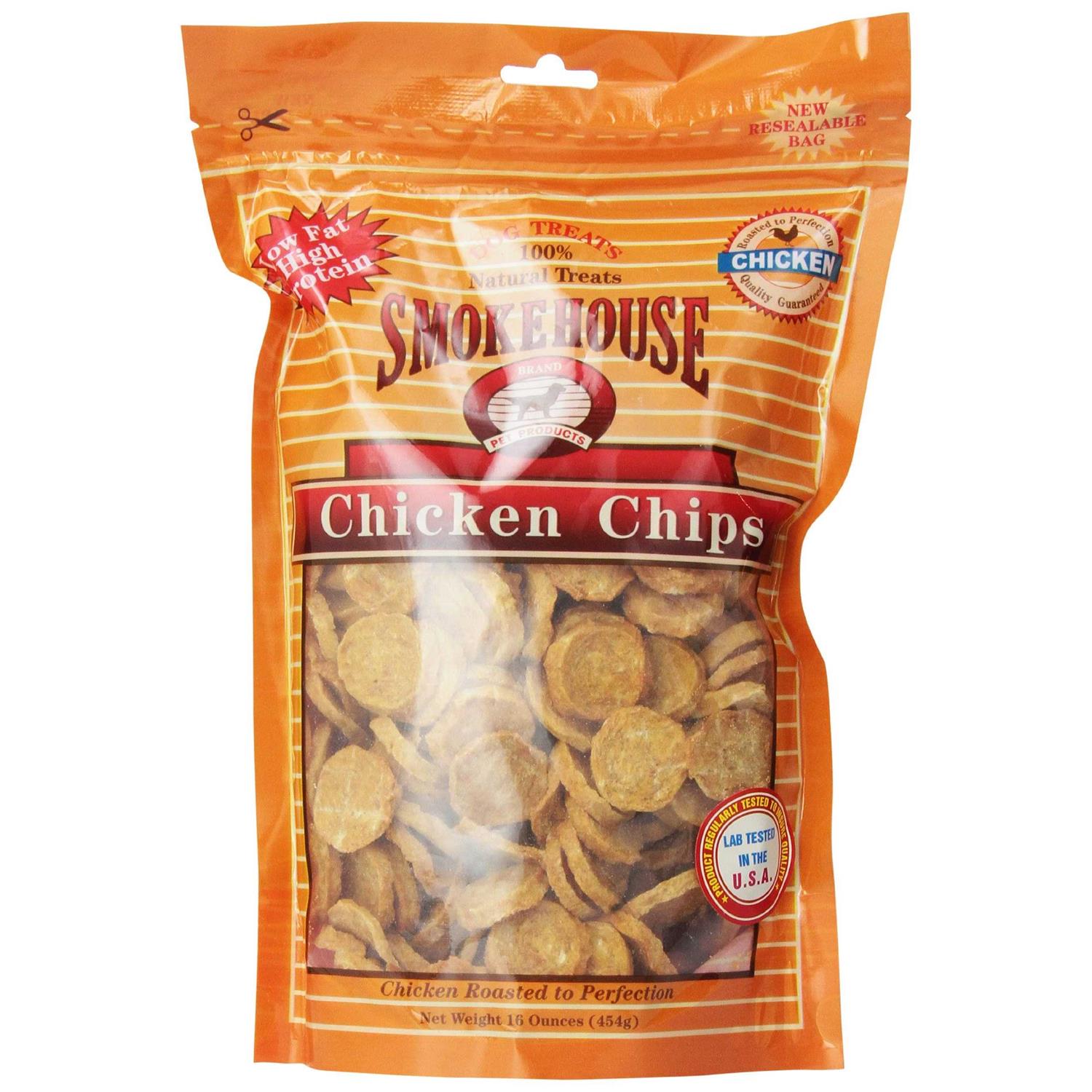 Smokehouse Chicken Chips Dog Treats - Healthber
