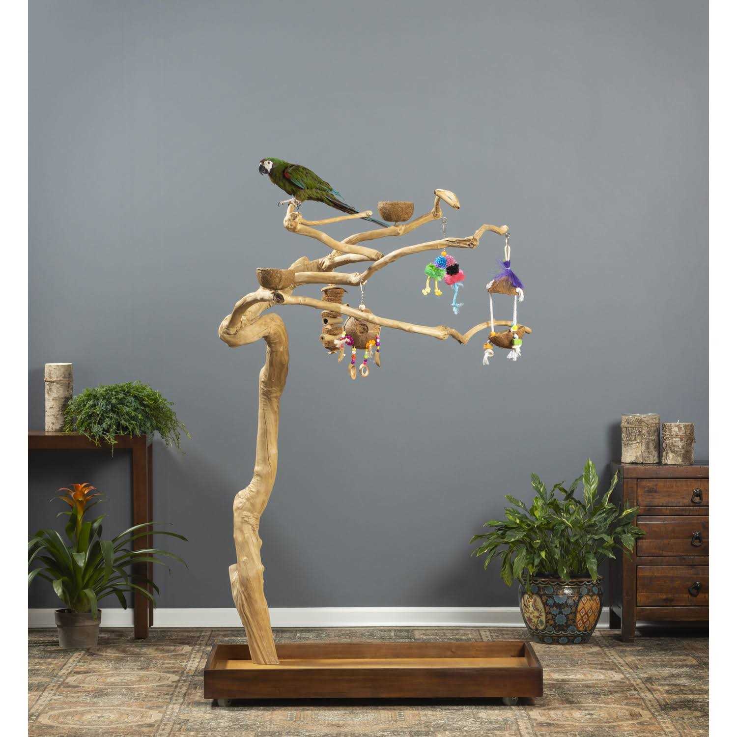 Prevue Pet Products Coffeawood Tree Style #2 Floor Stand - Healthber