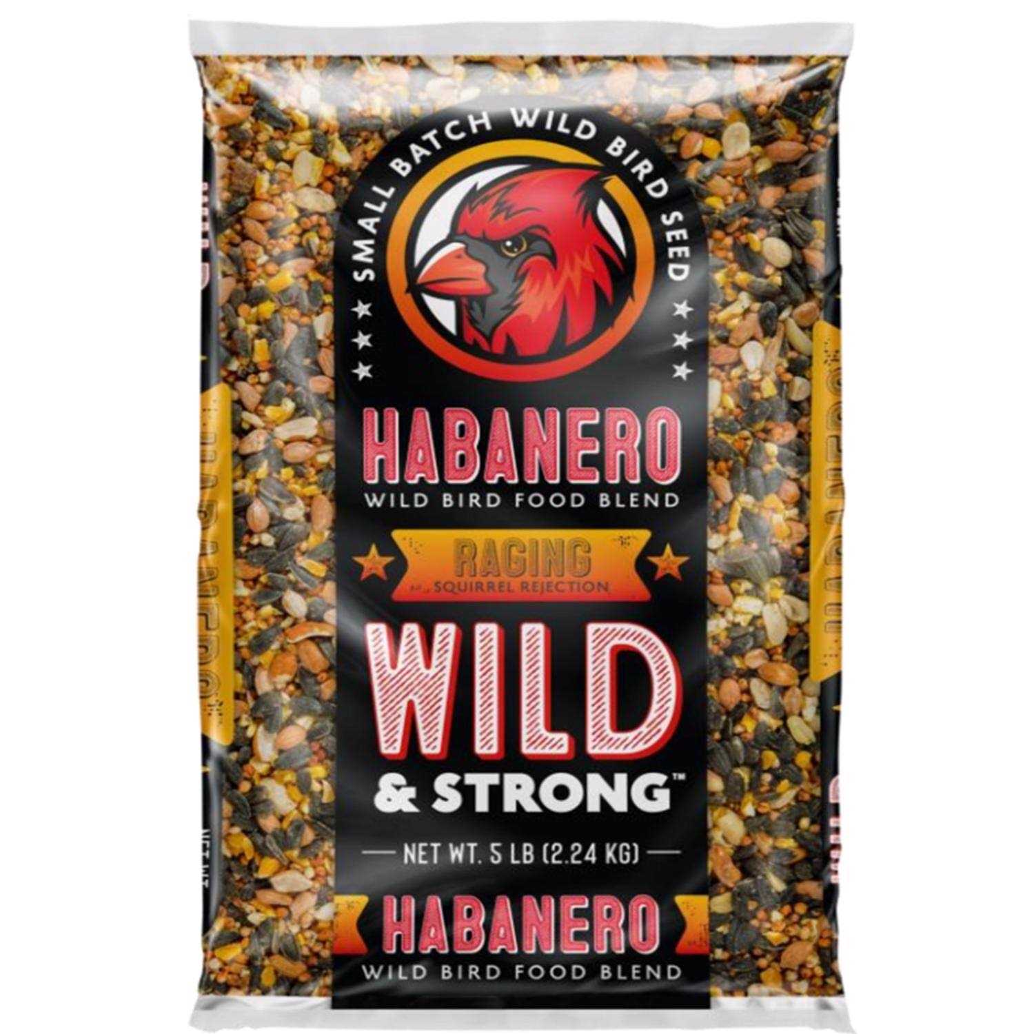 Small Batch Wild & Strong Raging Songbird Habanero Wild Bird Food 5 lb - Healthber