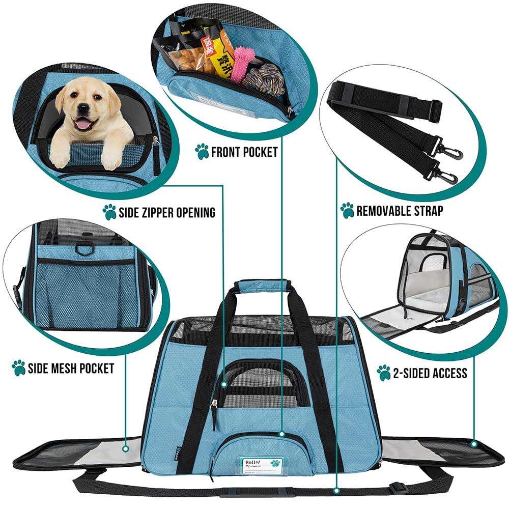 PetAmi Premium Airline Approved Soft Sided Pet Carrier - Healthber