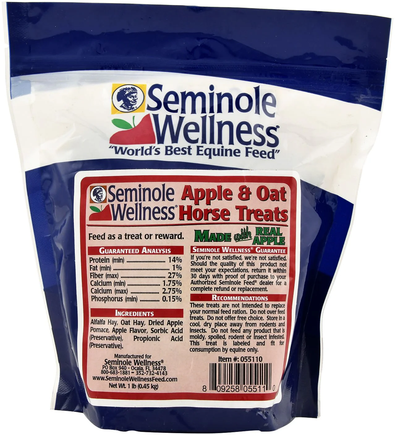Seminole Wellness Apple and Oat Horse Treats - Healthber