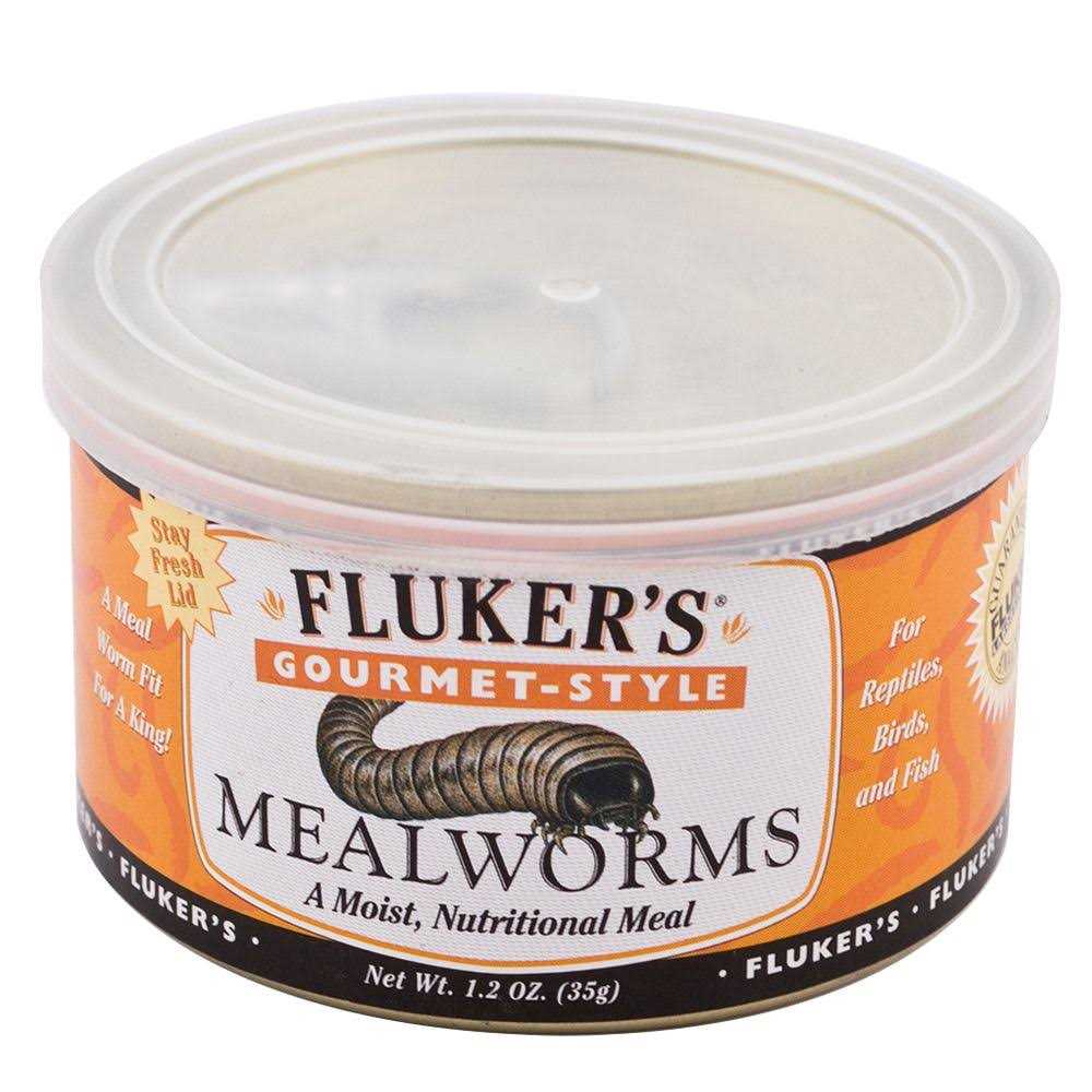 Fluker’s Gourmet Style Canned Mealworms - Healthber