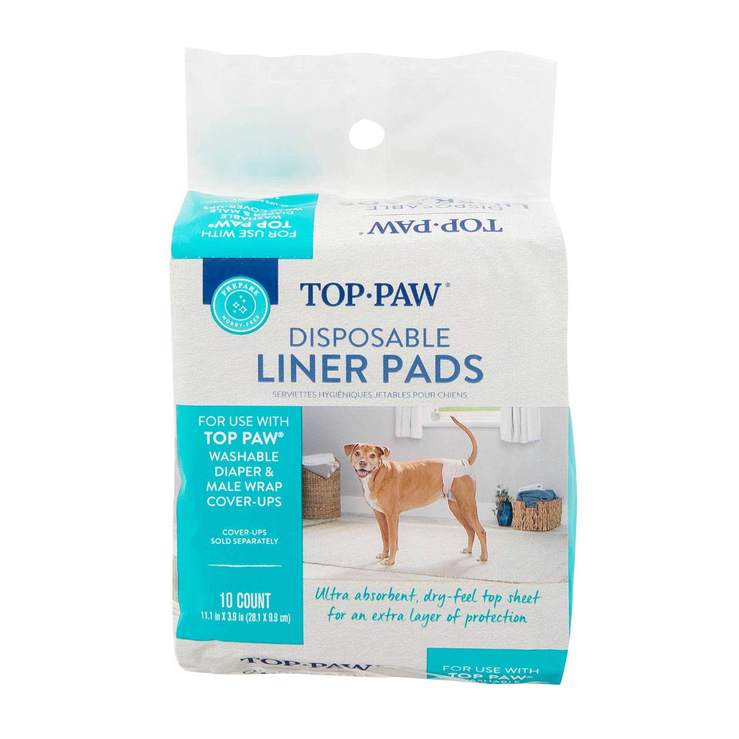 Top Paw Ultra Absorbency Disposable Dog Liner Pads - Healthber