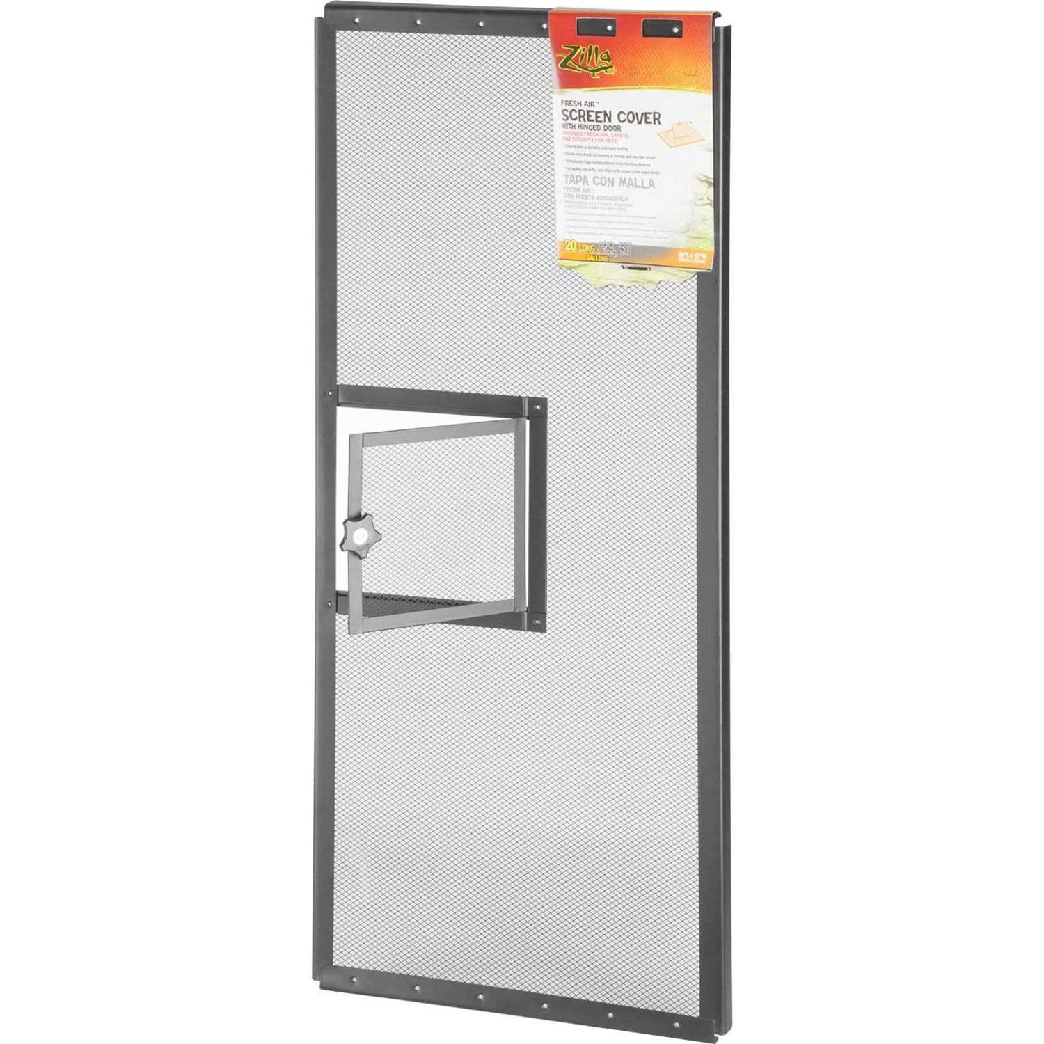 Zilla Fresh Air Screen Cover with Center Hinge 30 x 12 - Healthber