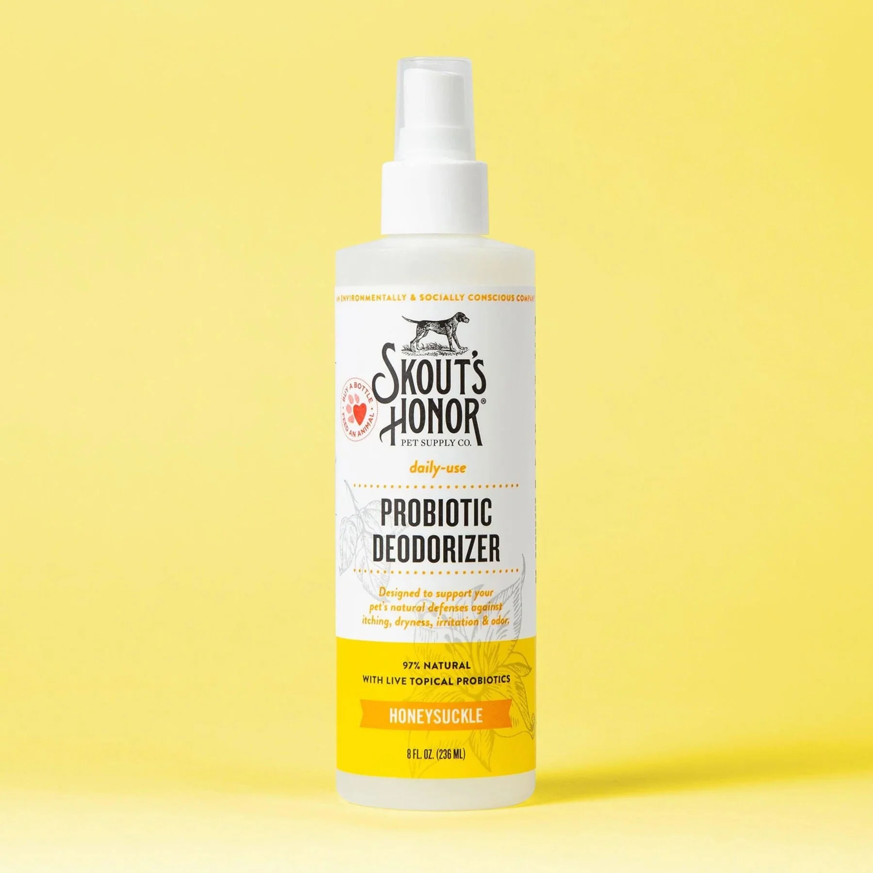 Skout's Honor Probiotic Daily Use Pet Deodorizer Spray - Healthber