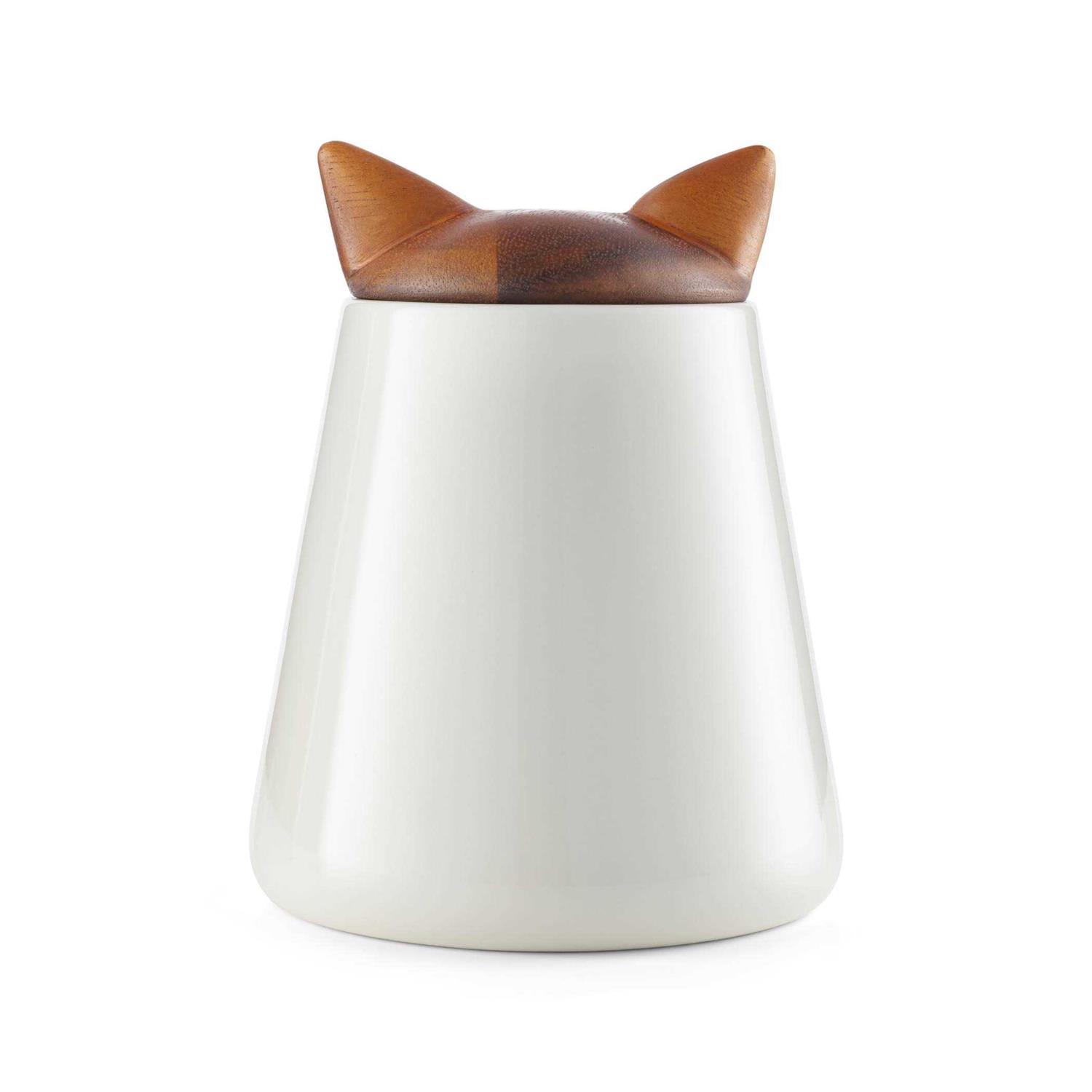 Nambe Pet Collection Cat Treat Jar - Healthber