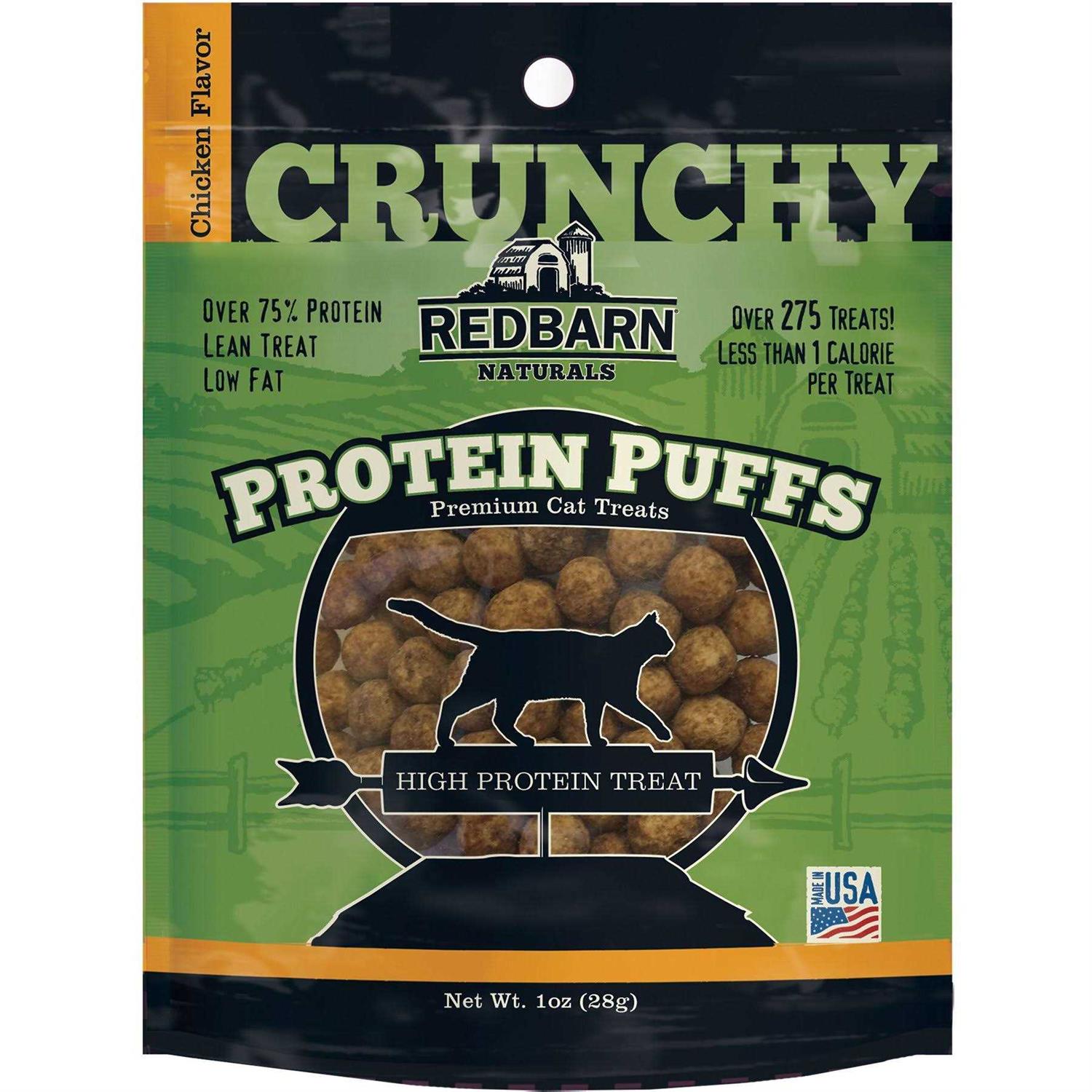 Redbarn Protein Puffs Cat Treats - Healthber