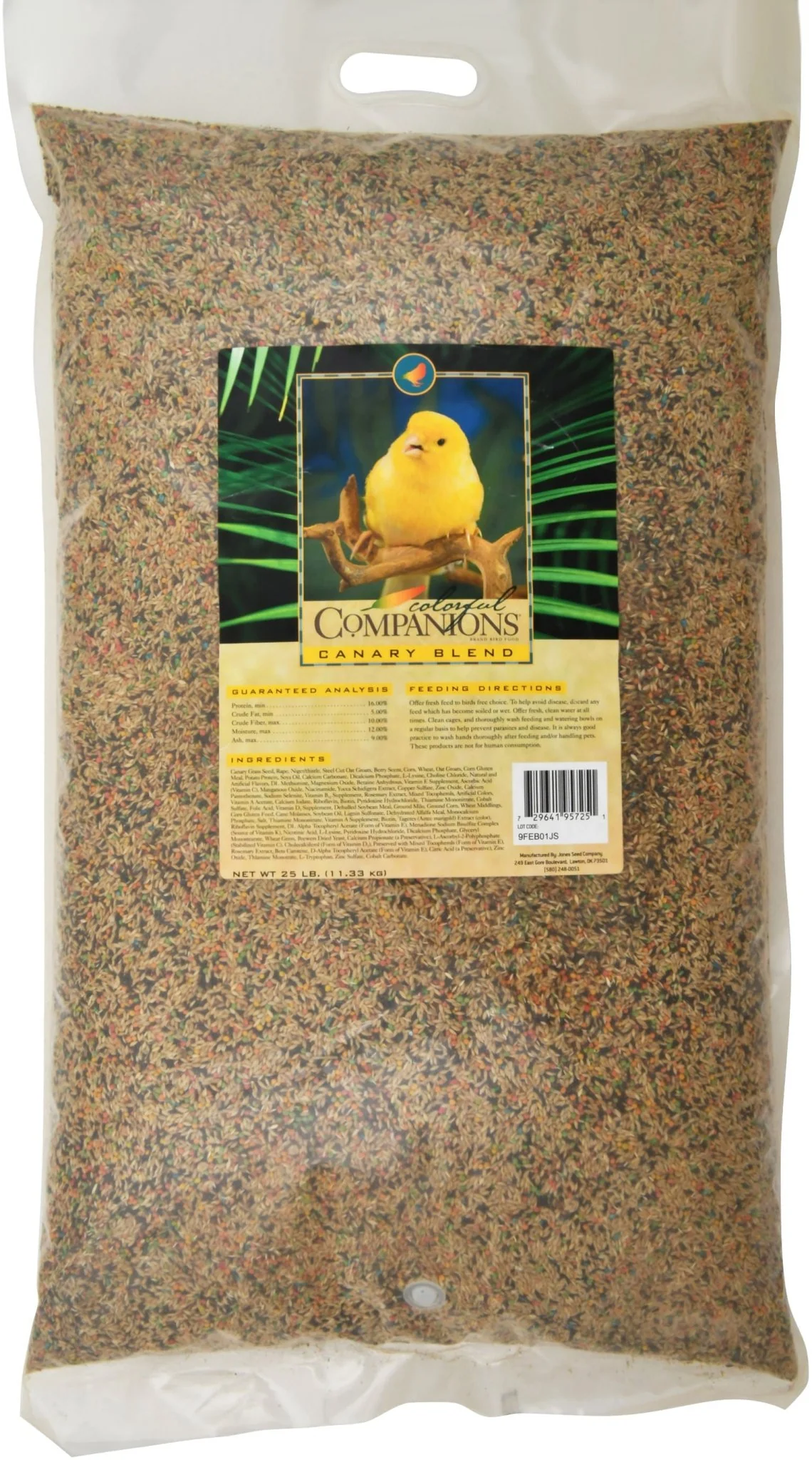 Colorful Companions Canary Blend, 25 lbs - Healthber