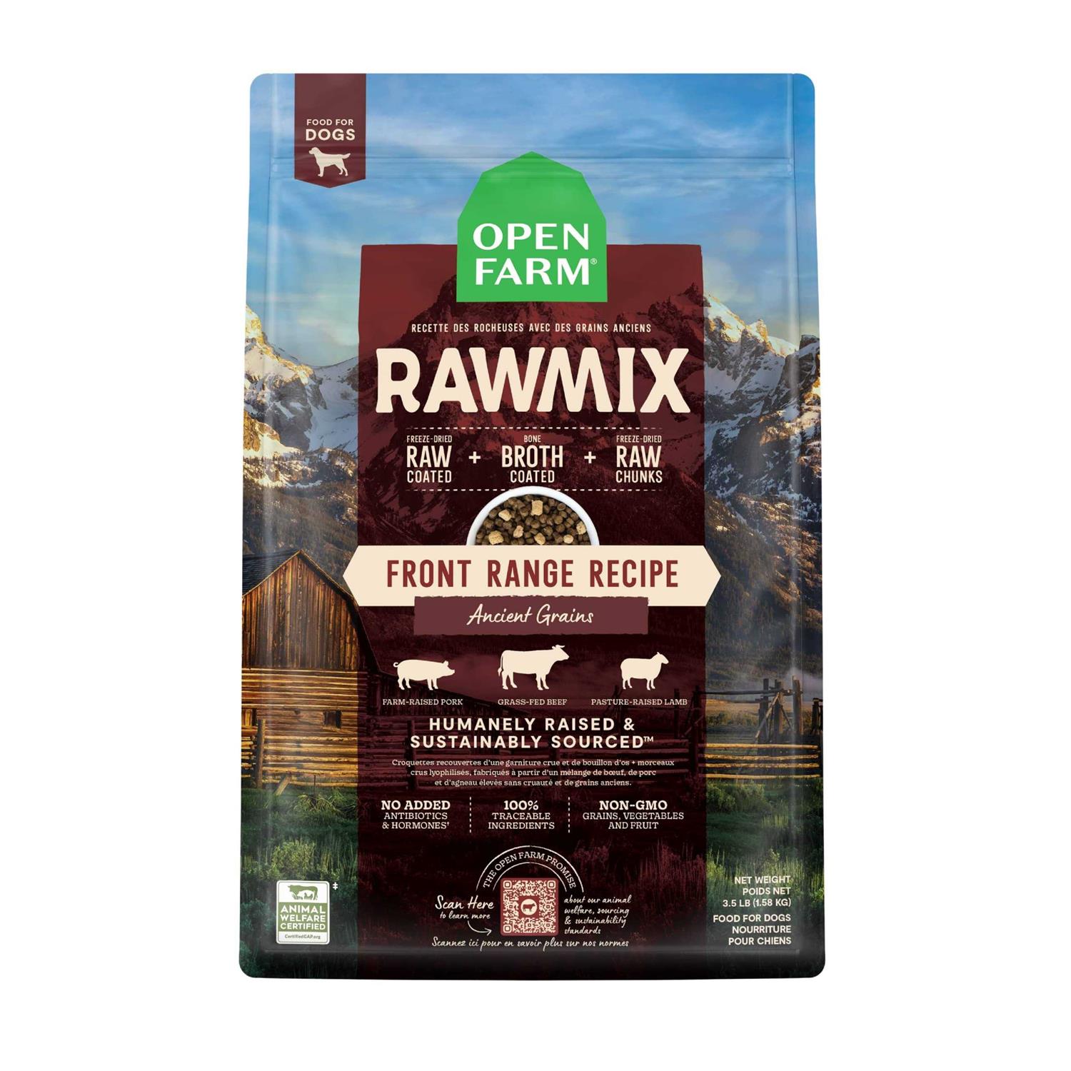 Open Farm RawMix Ancient Grains Front Range Dry Dog Food - Healthber