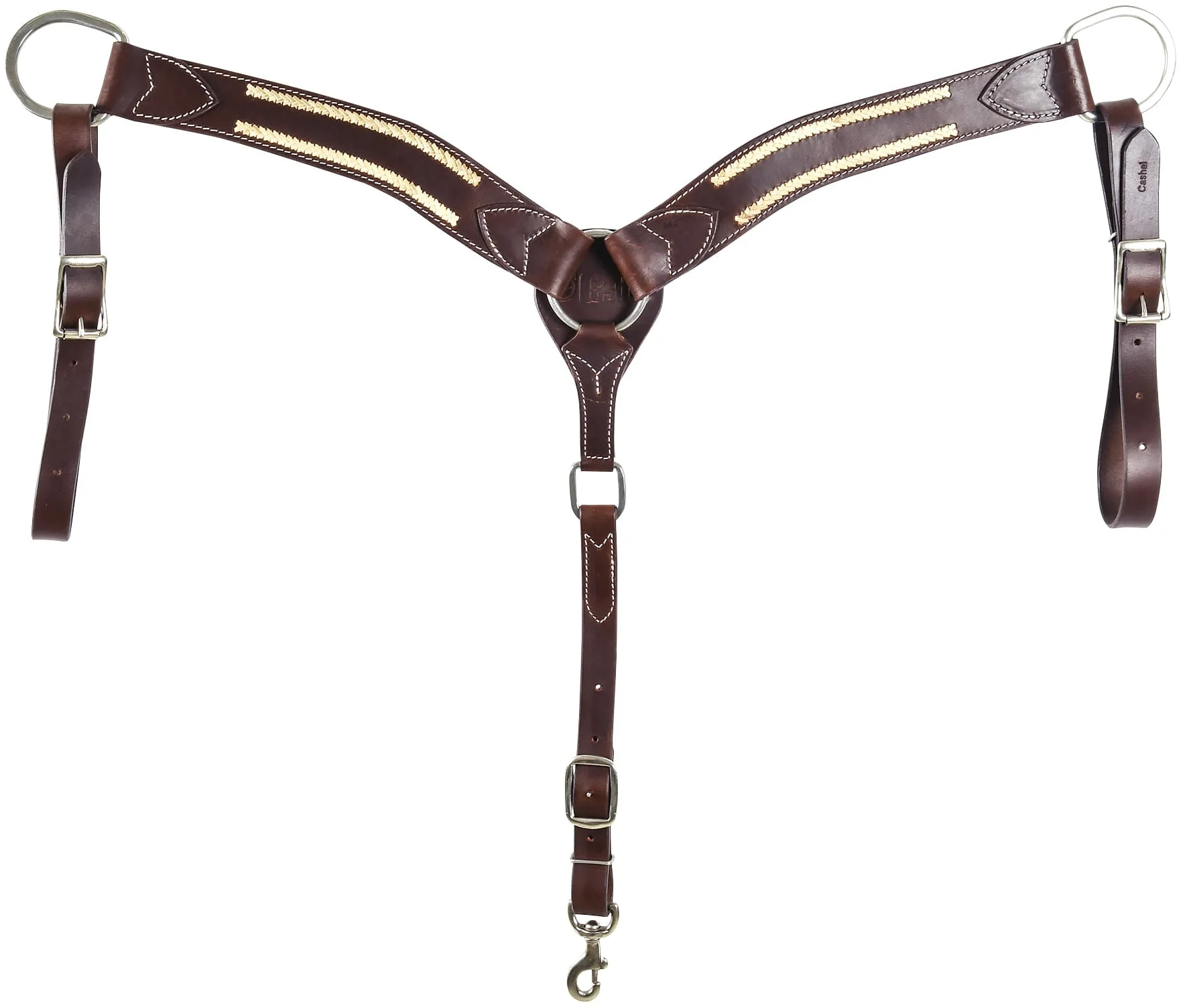 Cashel Rawhide Lace Breast Collar - Healthber