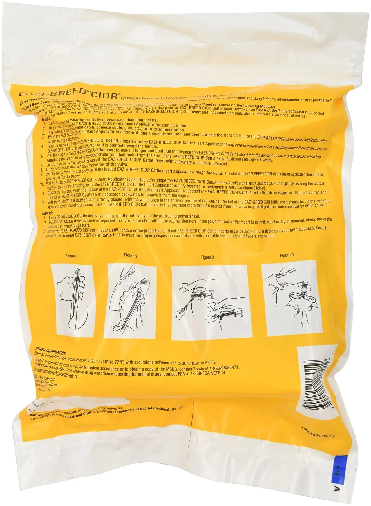 Eazi-Breed CIDR Cattle Inserts (Applicator sold separate) - Healthber