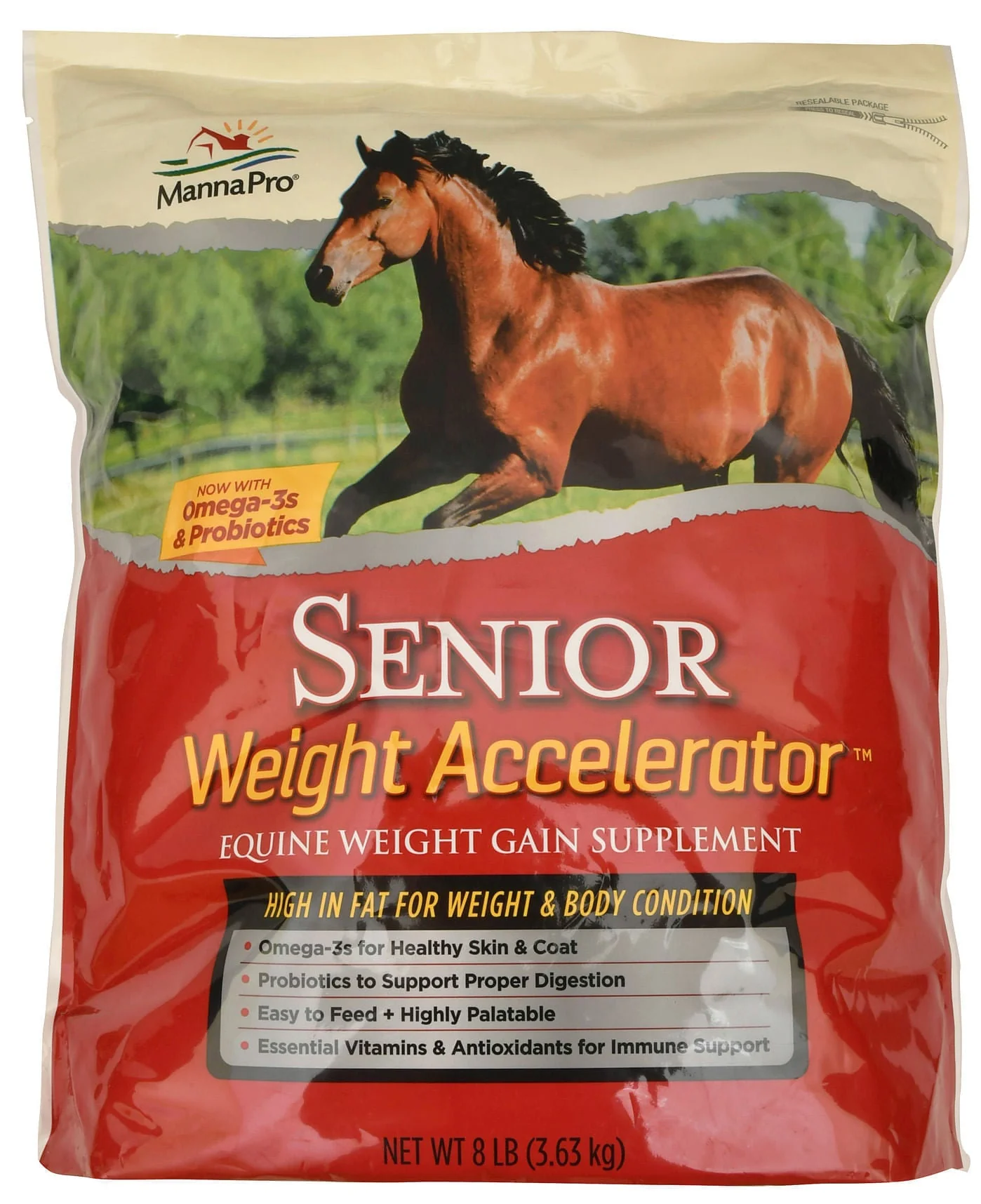 Senior Weight Accelerator for Horses, 8 lb - Healthber
