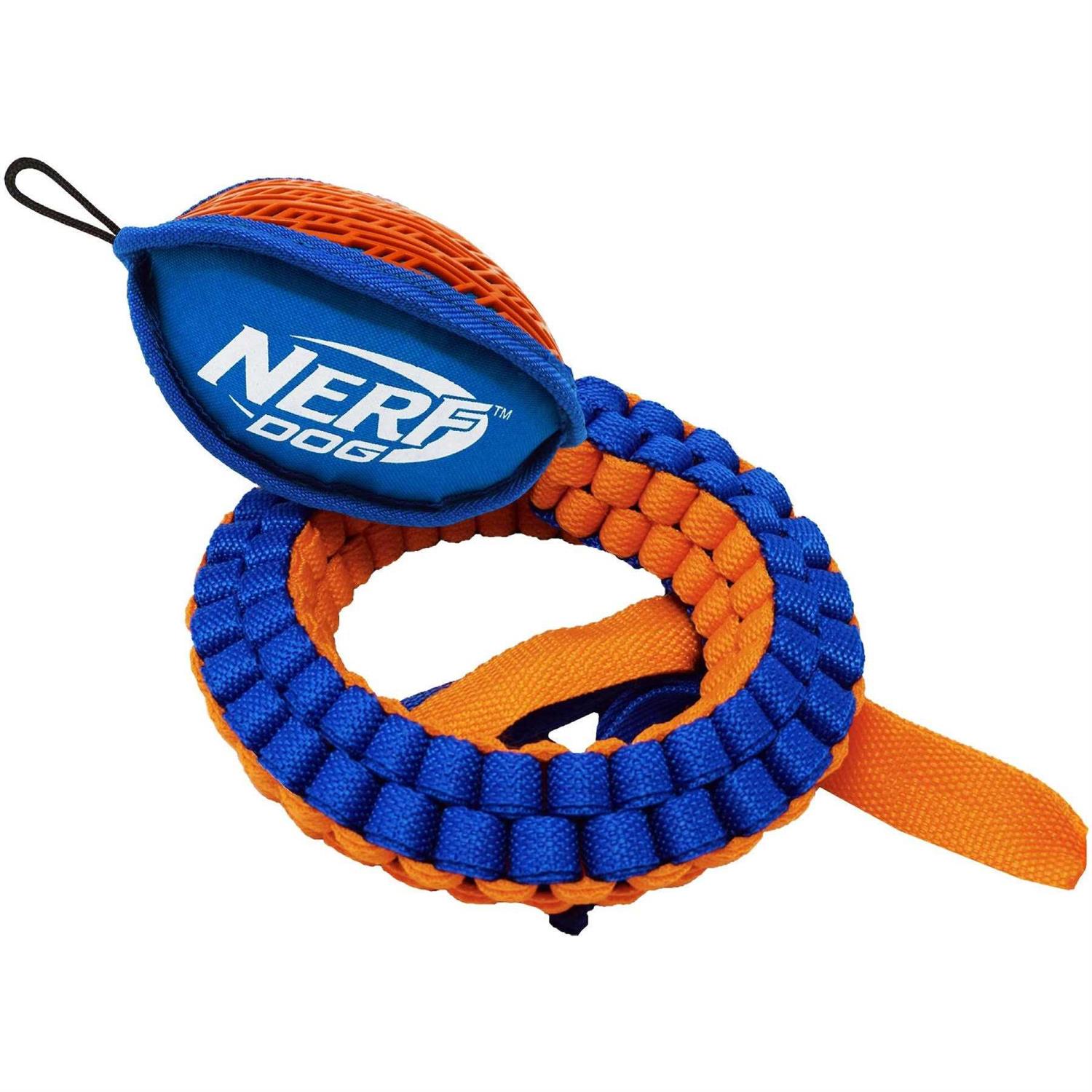 Nerf Dog Force Grip Vortex Chain Tug Dog Toy - Healthber