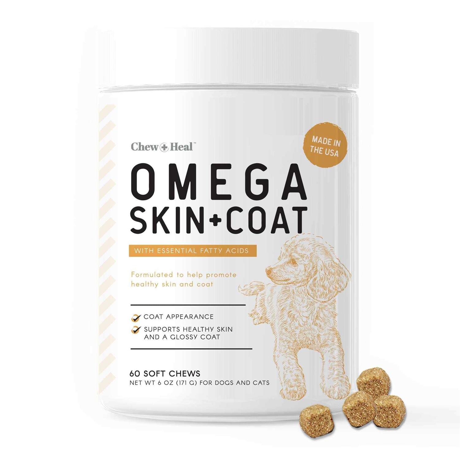 Chew + Heal Salmon Oil for Dogs - Healthber