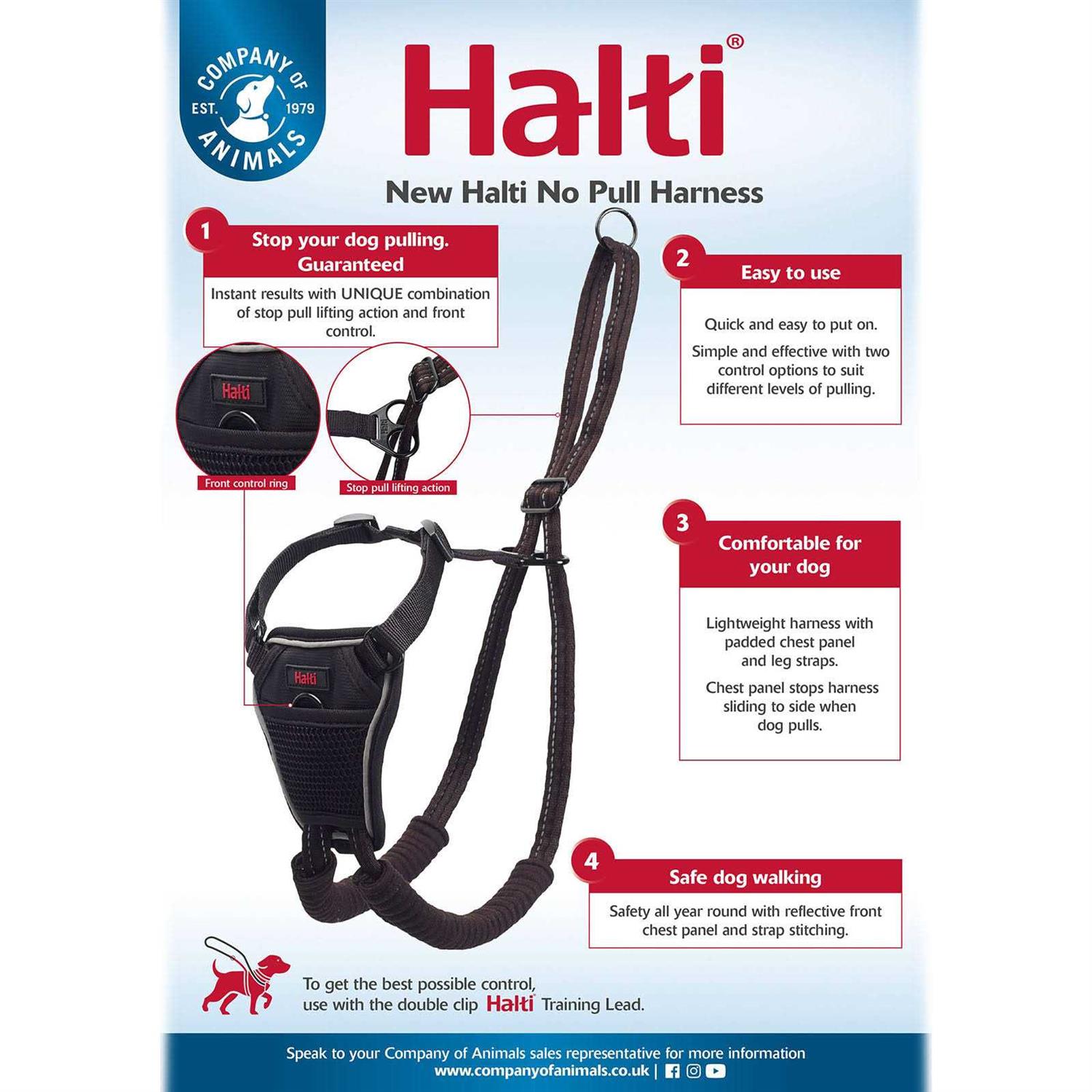 Halti No Pull Dog Harness - Healthber