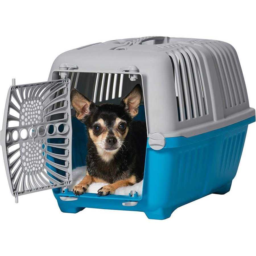 MidWest Spree Plastic Door Travel Carrier Pet Kennel - Healthber