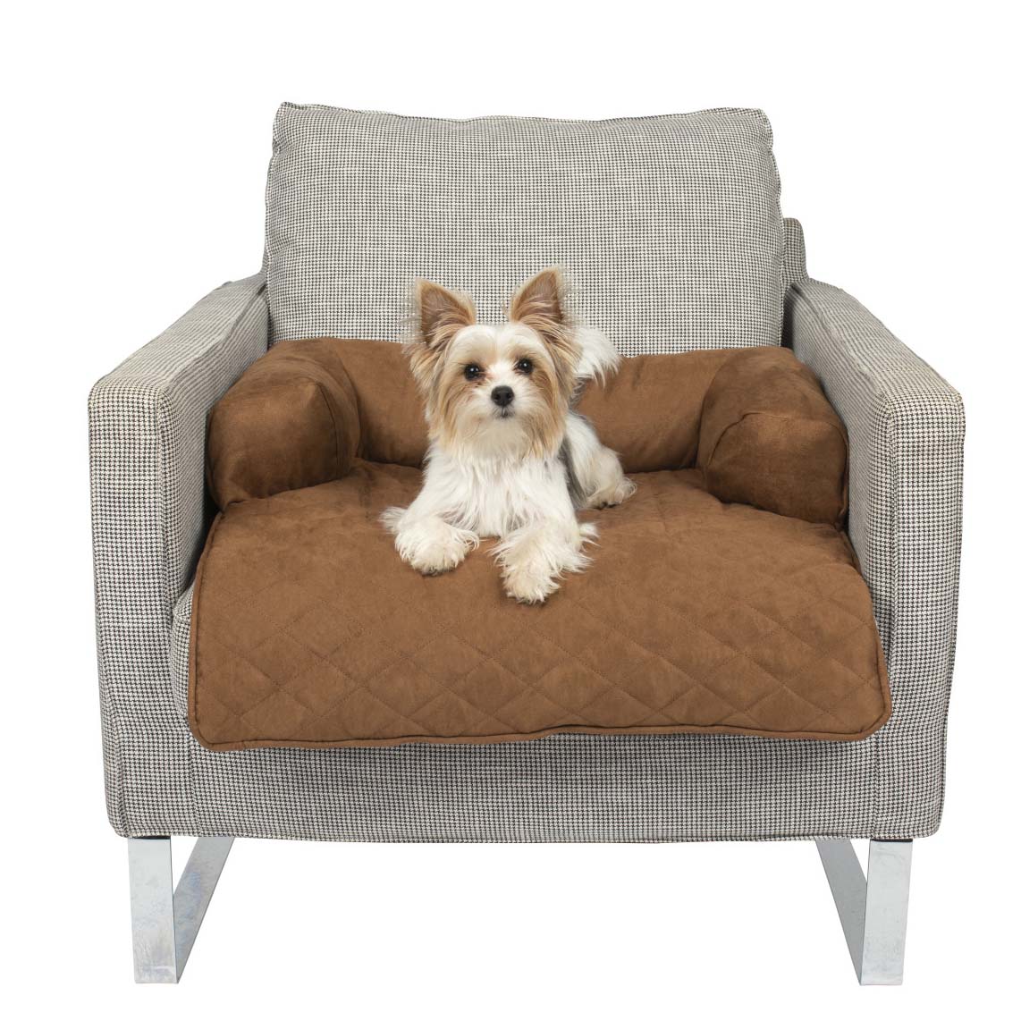 PetSafe CozyUp Chair Protector, One Size, Cocoa - Healthber