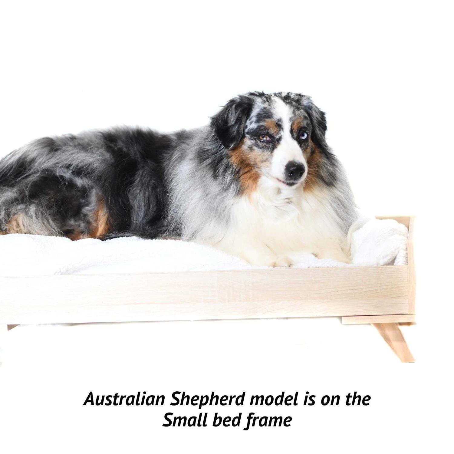 Midlee Raised Wooden Dog Bed Frame - Healthber