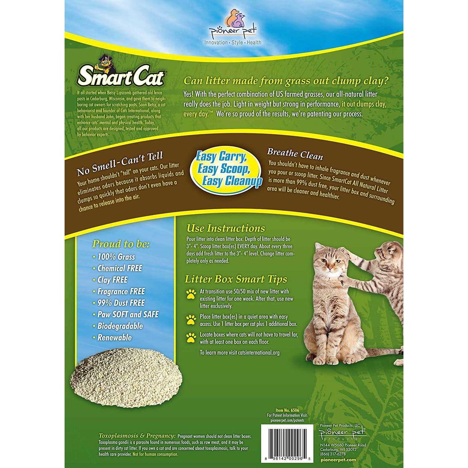 SmartCat All Natural Clumping Litter - Healthber