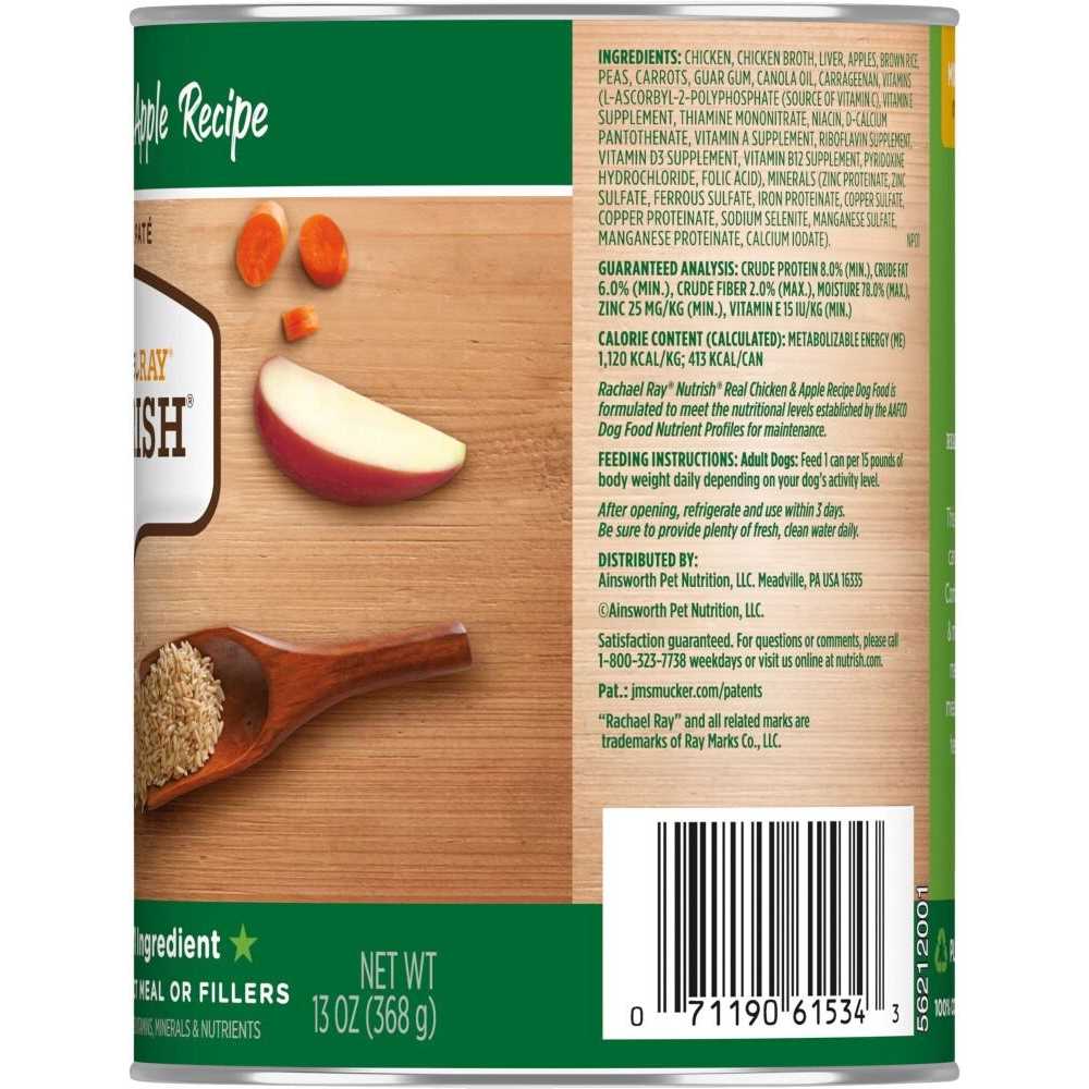 Rachael Ray Nutrish Real Chicken & Apple Dog Food - Healthber