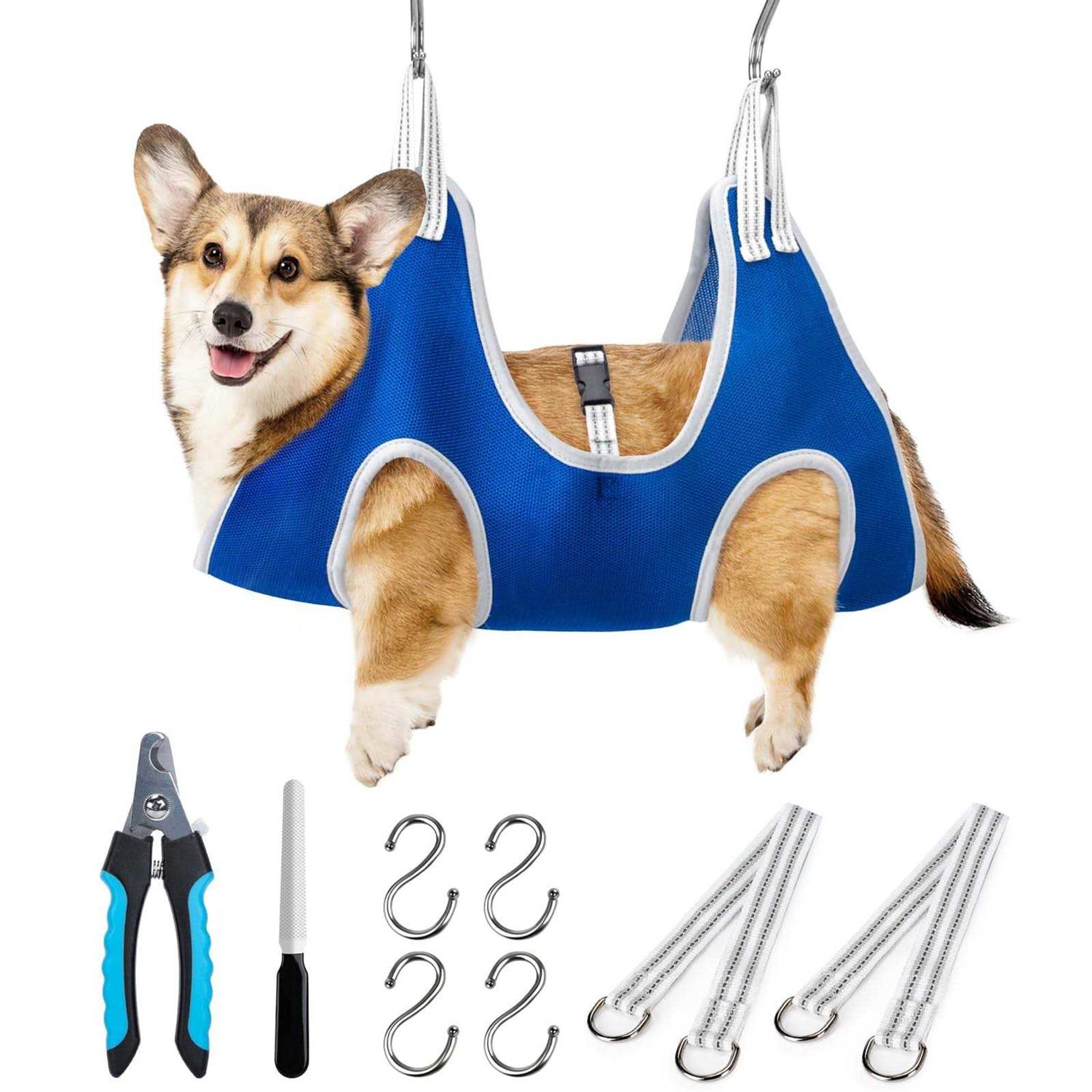 Dog Grooming Hammock Megeo Pet Grooming Hammock for Dogs Dog Grooming Harness - Healthber