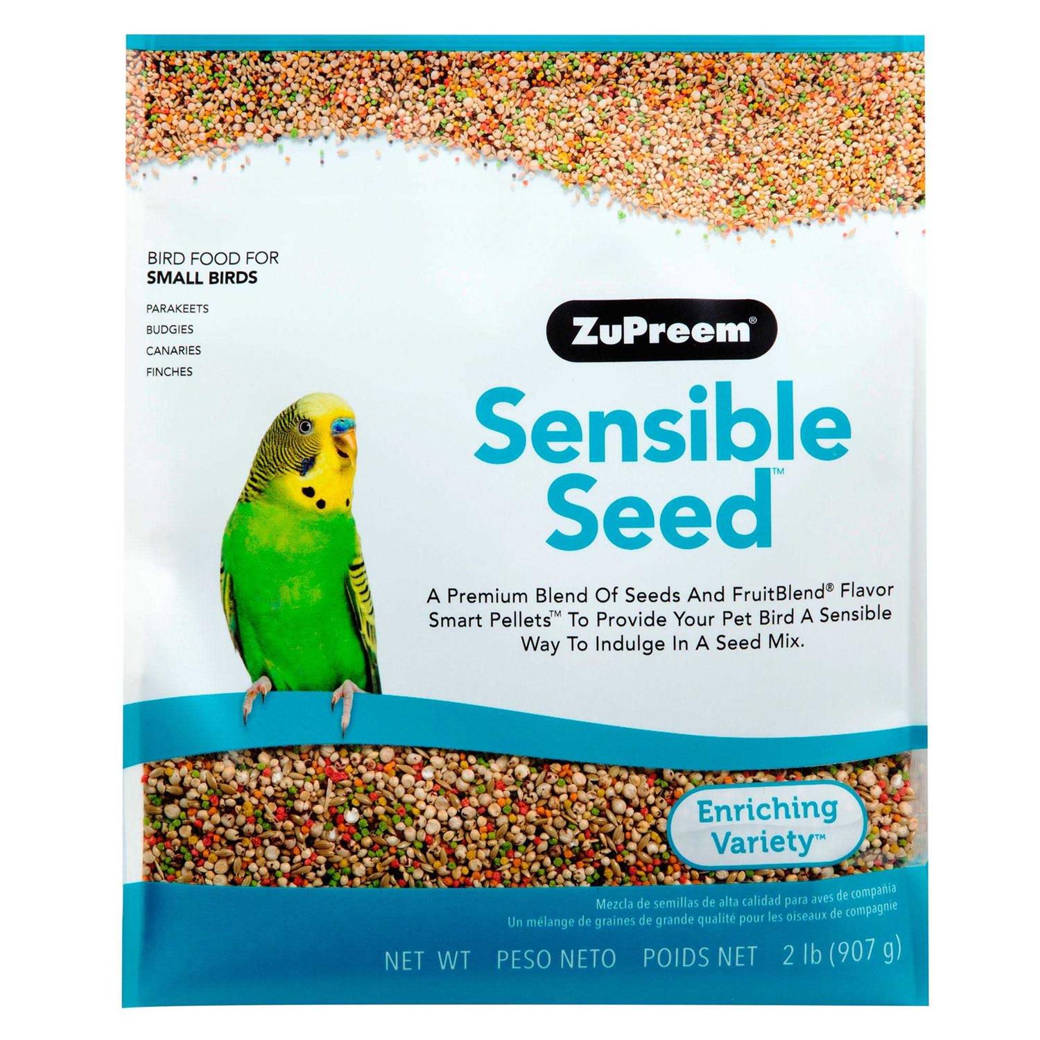 ZuPreem Sensible Seed Bird Food Birds - Healthber