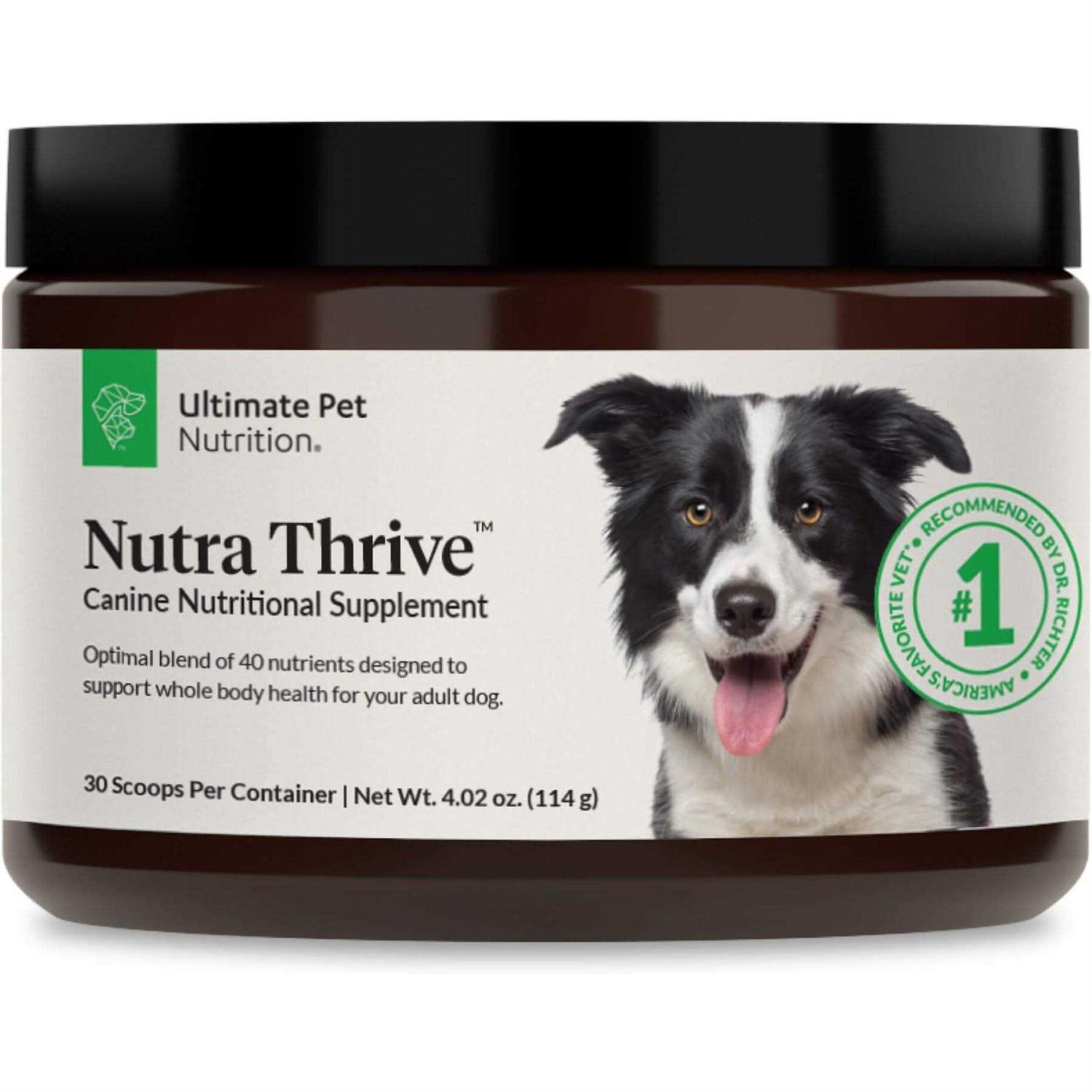 Ultimate Pet Nutrition Nutra Thrive Multivitamin 40-in-1 Powder Supplement for Dogs - Healthber
